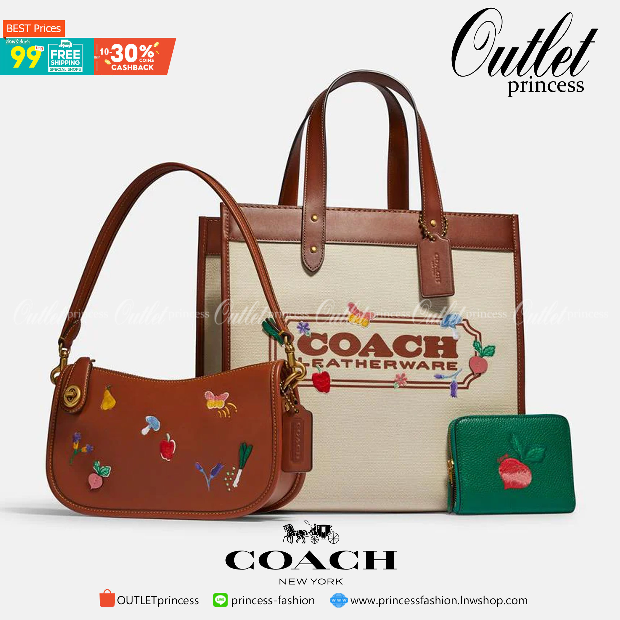 imited edition🌸 COACH C2766 SWINGER WITH GARDEN EMBROIDERY พร้อมส่งที่ไทย สวยก่อนใครชั่วโมงนี้ค่ะ💐 กระเป๋าหิ้ว//สะพายข้างได้ หนังแท้ หนังนิ่ม นุ่มมือดีมากๆค่ะ 🌸จุดเด่นด้านหน้าเป็นงานปักเน้นๆ3D สวยสะดุดตามากทีเดียวค่ะ เปิดปิดกระเป็า