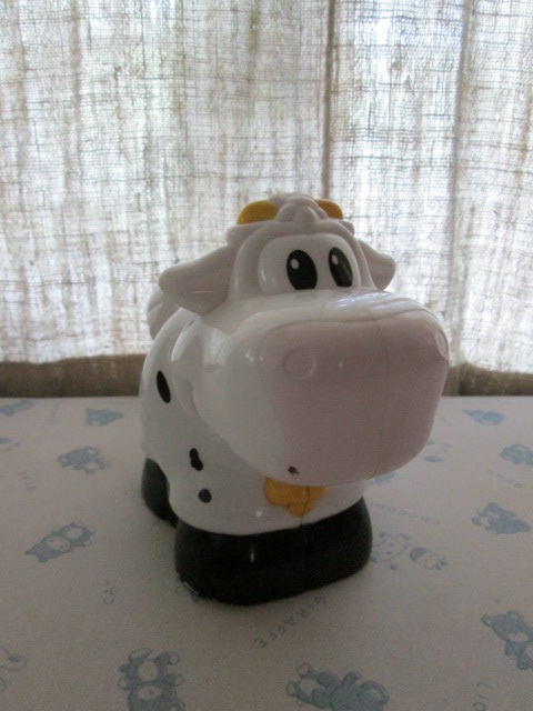 Fisher Price Barnyard Basics Farm Light Cow ของเล่นมือสอง