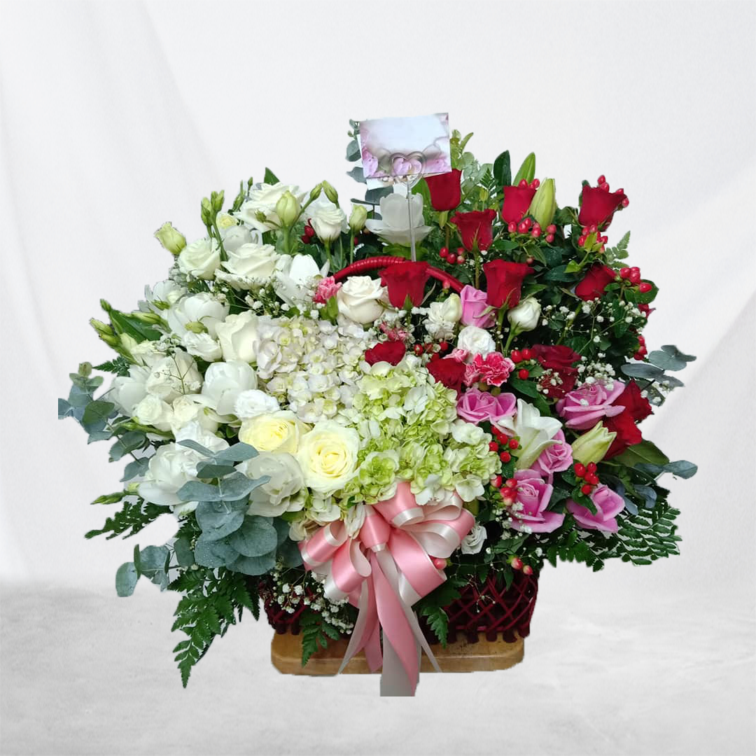 Flower basket กระเช้าดอกไม้สด กระเช้าดอกไม้