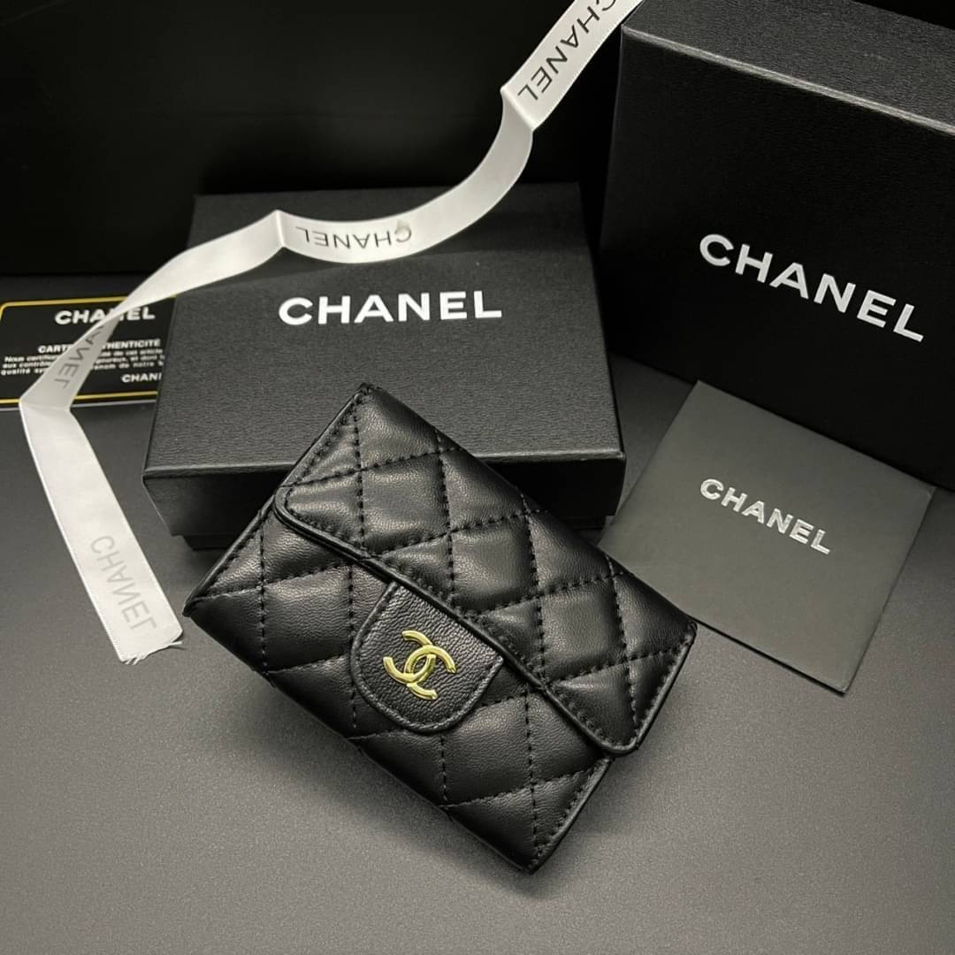Chanel Wallet / Chanel Card Holder / Chanel Coin กระเป๋าสตางค์ชาแนลใบสั้น กระเป๋าใส่บัตร ใส่เหรียญ ภายในตามรูป เกรดออริจินอล ภาพถ่ายจากงานขายจริง ใช้งานต่างประเทศได้
