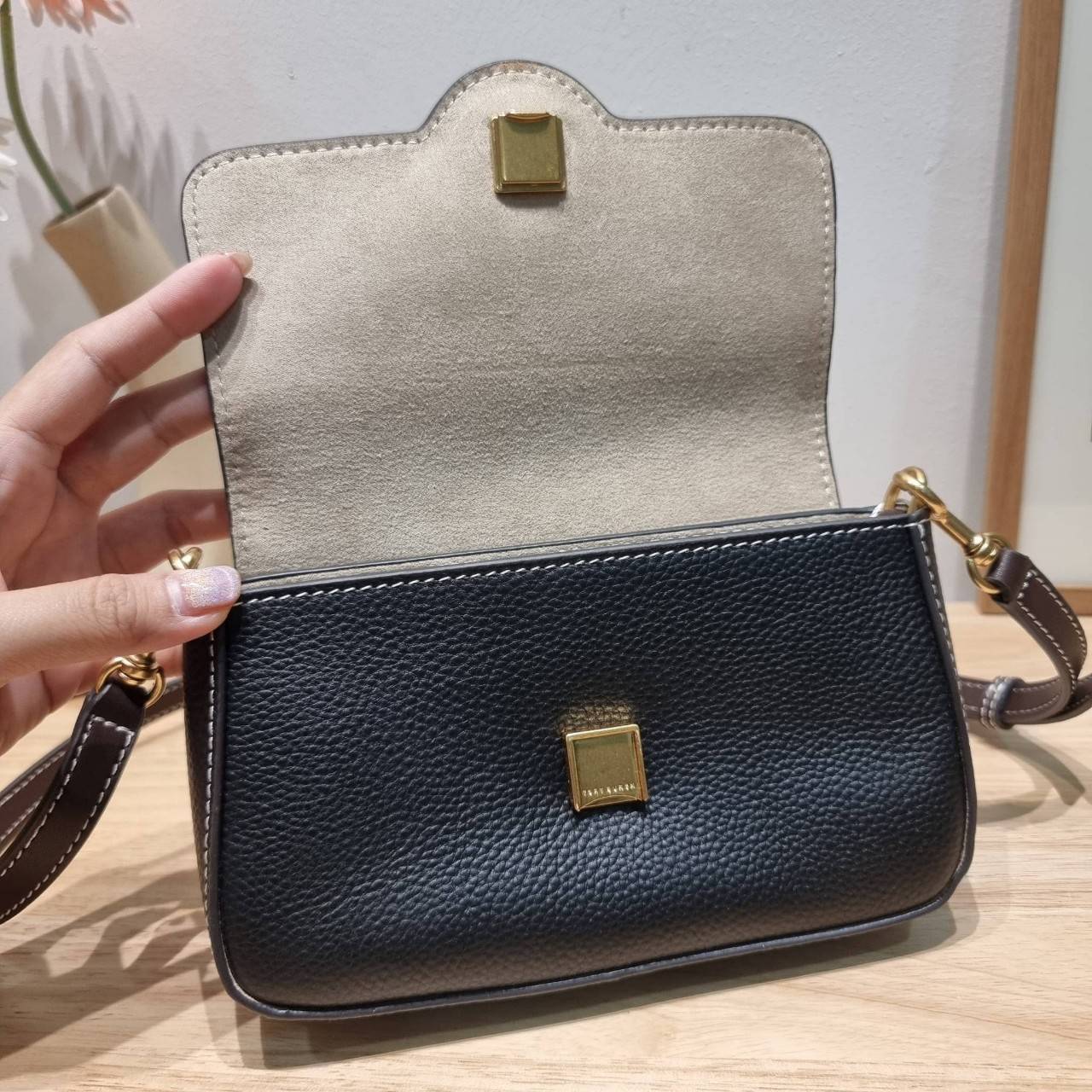 MINI พร้อมส่ง 2 สี TORY BURCH FELIX MINI CROSSBODY BAG กระเป๋าสะพาย เกรดท็อปออริ เกรดดีสุด สลับแท้ 1:1