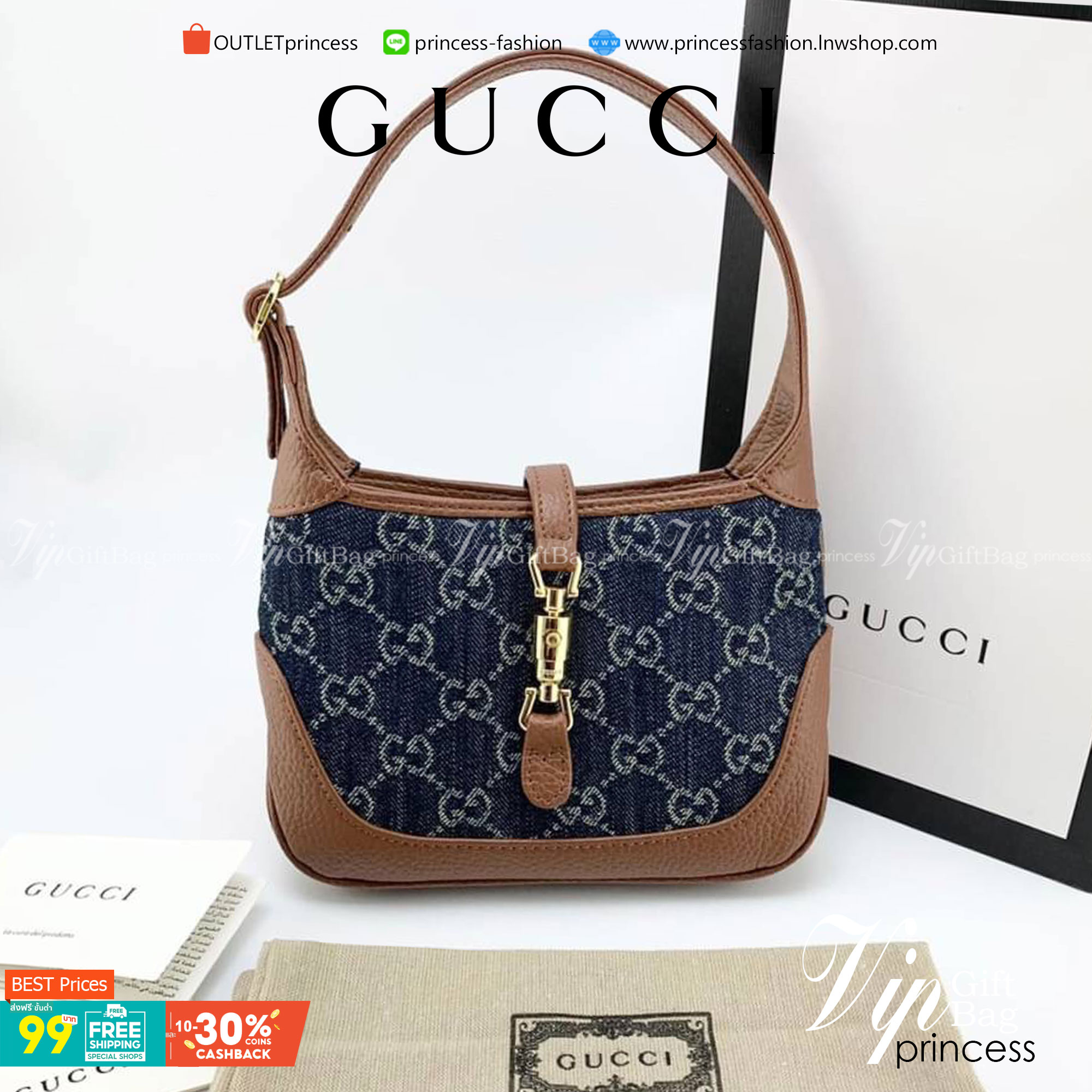 VIP GIFT 】หนังแท้ GUCCI Jackie 1961 mini shoulder bag กระเป่ารุ่นฮิตจาก Gucci ต้องบอกเลยว่าสำหรับสาวๆหลายคนนั้น ที่ชื่นชอบ หรือเป็นสาวกกลับแบรนด์อย่าง Gucci ต้องบอกเลยนะว่าสำหรับรุ่นนี้ห้ามพลาดไปทีเดียว บอกว่าได้เป็นตำนานควาวินเทจได้อย่างดี โดยขนาดของตัวก