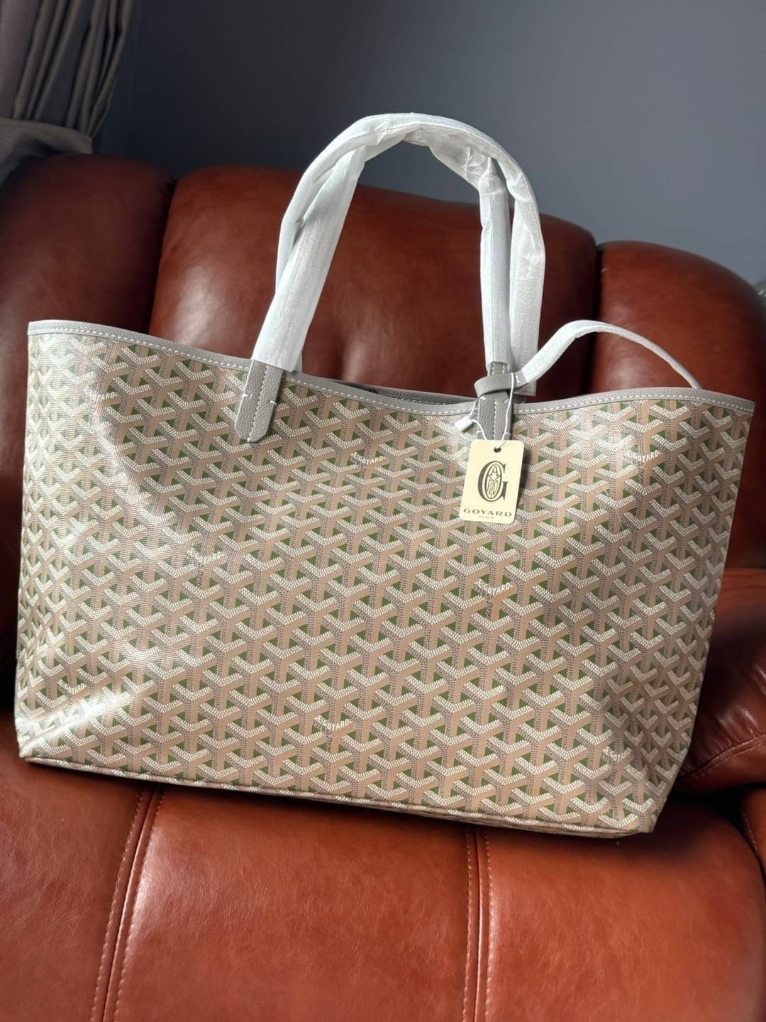 พร้อมส่ง 2 สี GM 40cm Goyard Saint Louis Claire-Voie GM Bag กระเป๋าทรงโท้ทใบใหญ่ เกรดออริ สลับแท้ 1:1 ใช้ต่างประเทศได้