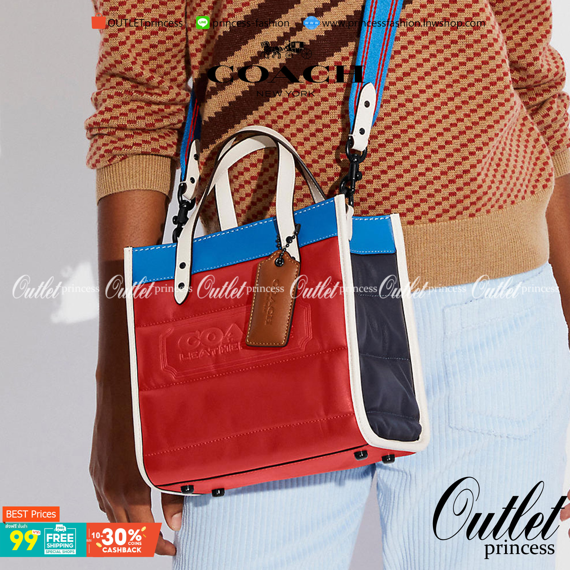 COACH CASUAL STYLE STREET STYLE 2WAY PLAIN LEATHER ELEGANT STYLE (C6958 C6852) 🌺 ที่สุด! ของที่สุด!! กระเป๋าถือ กระเป๋าสะพายรูปทรงสุดฮิต สุดคลาสสิค รุ่น UNISEX ที่ชิคๆ สบายๆ ได้ทั้งชายและหญิง// วัสดุหนังแท้ทั้งใบ ตัดเย็บด้วยหนังเนื้อนุ่มพิเศษ หนา 