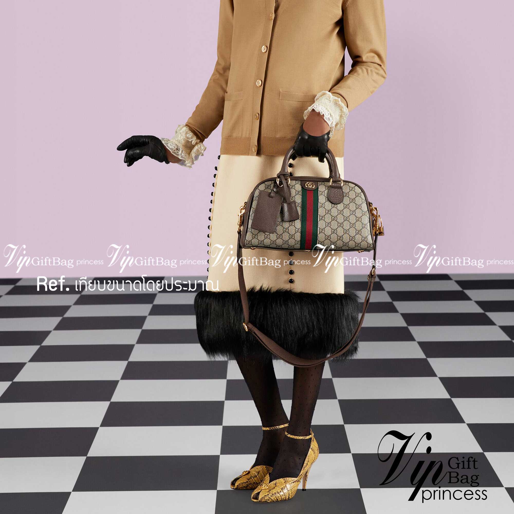 GUCCI Ophidia medium GG top handle bag กระเป๋าสะพายใบกลาง จุของได้เยอะ สายถอดได้ งานปั้มทุกจุดสวยน่าใช้ โทนสีใช้งานง่ายเป็นเอกลักษณ์แบรนด์ แมตช์กับเสื้อผ้าได้ง่าย เสริมลุคสาวมั่นได้ลงตัว