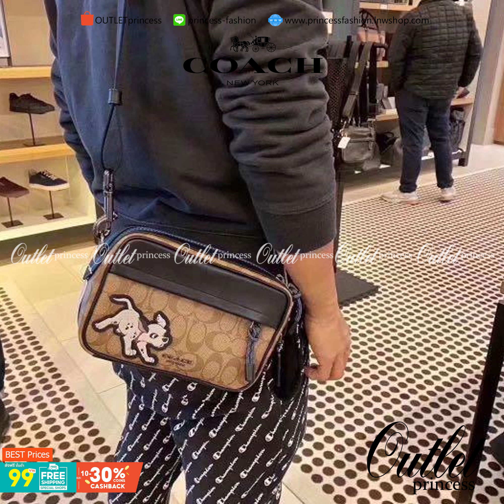 COACH F91498 DISNEY X COACH GRAHAM CROSSBODY