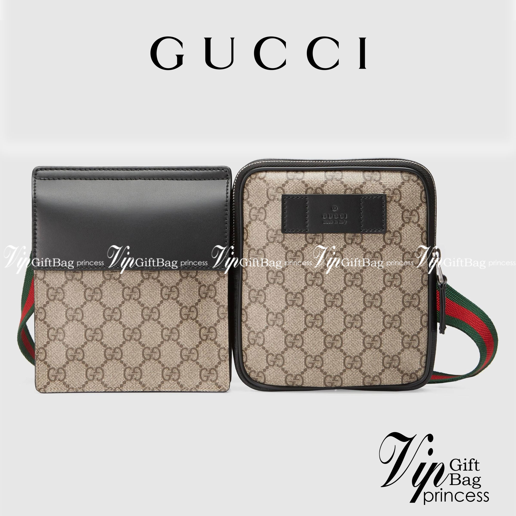 หนังแท้ Gucci GG Supreme belt bag - Neutrals A two-pouch belt bag in GG Supreme canvas with black leather trims. กระเป๋าคาดอก/คาดเอว อีกรุ่นหนึ่งที่หลายคนตามหา งานออริสวยมาก ทำจากหนังแท้ สามารถใช้ได้ทั้งผู้ชายแล้วก็ผู้หญิงสามารถคาดเอวหรือคาดอกก็ได้