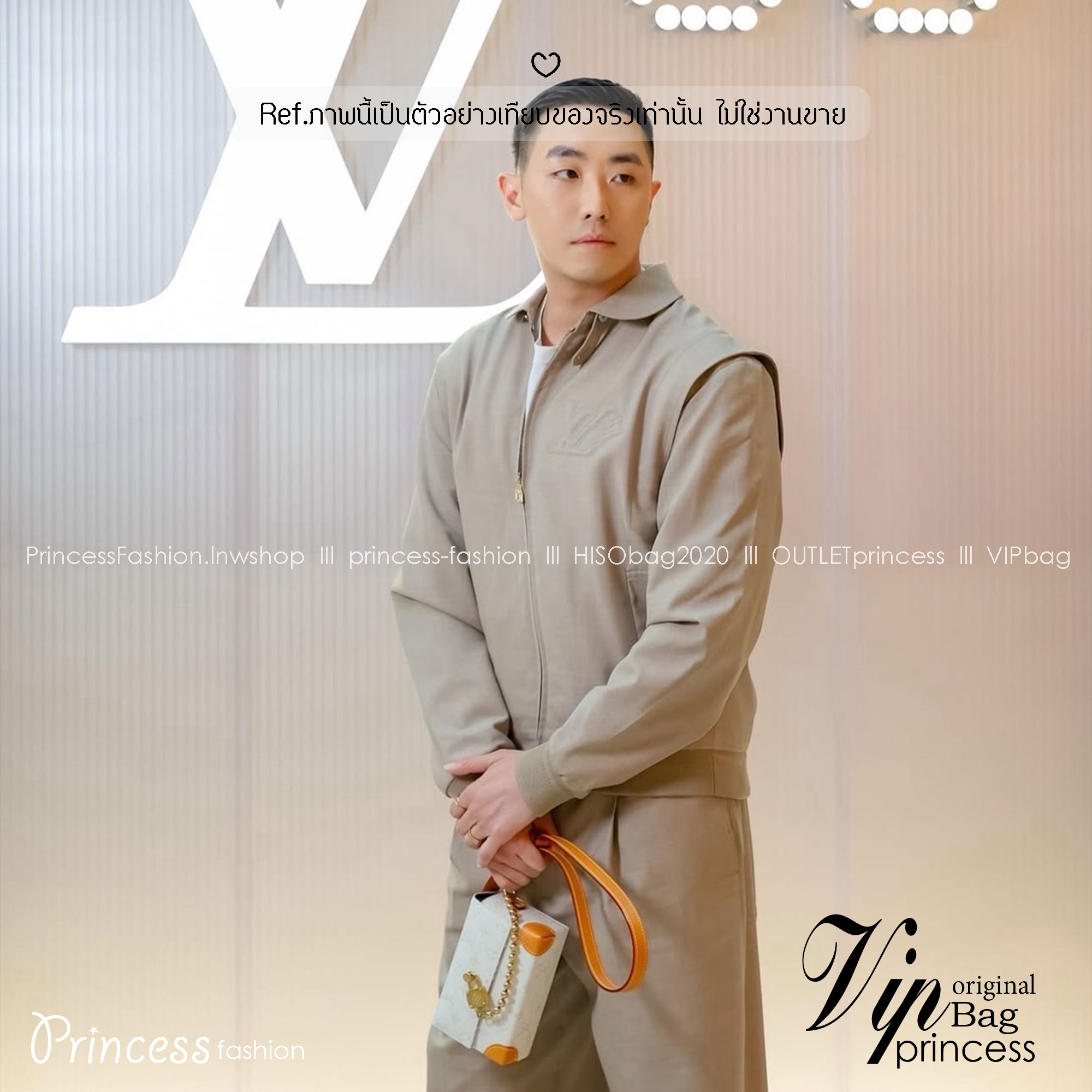 ORI หนังแท้ | LV Steamer crossbody bag Monogram Canvas / LV Trunk Bag กระเป๋าสะพาย กระเป๋าสตางค์แบบสะพายรุ่น Steamer รังสรรค์จาก Monogram แคนวาส แต่งขอบหนัง Aged Natural และฮาร์ดแวร์สีทอง