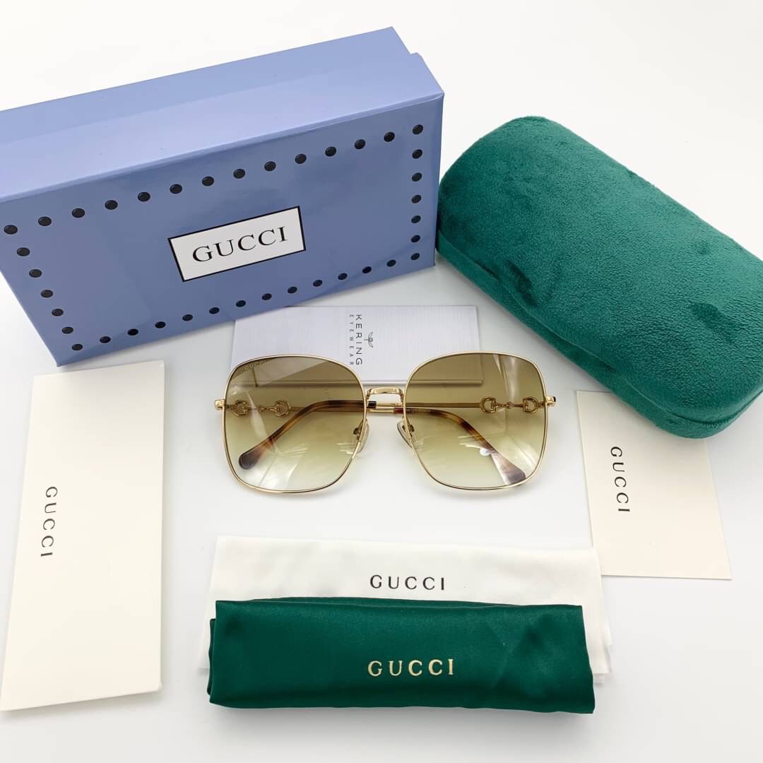 GUCCI SUNGLASSES แว่นตากันแดดชาแนล เกรดออริจินอล 1:1 งานสวยสุด คุณภาพดี Hi-quality กันแดดเต็มประสิทธิภาพ UV protection ภาพถ่ายจากสินค้าจริง