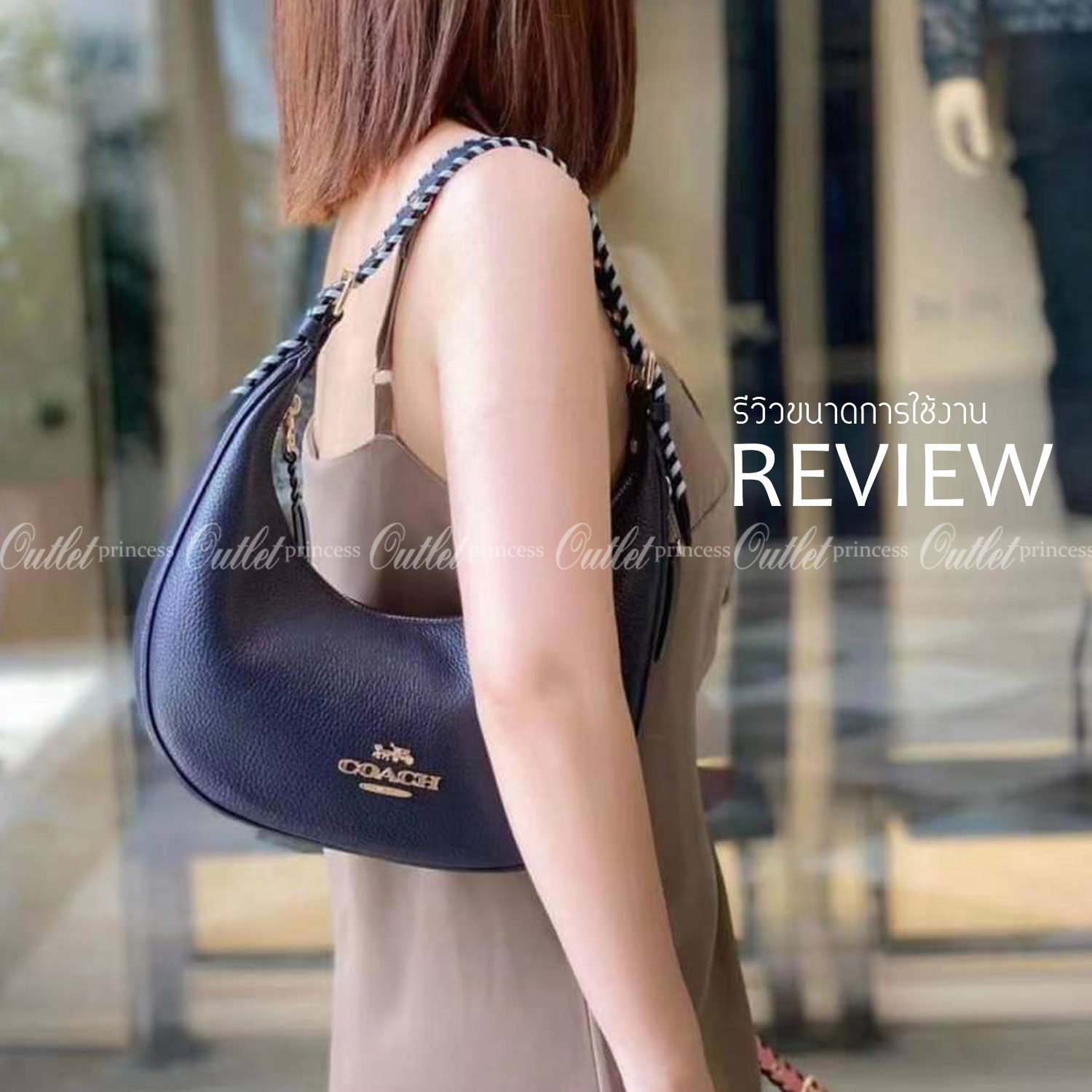 COACH BAILEY HOBO WITH WHIPSTITCH ((C4108//C1322)) พร้อมส่งที่ไทย!! สวยจริงไม่จกตาแน่นอนค่าา กระเป๋าทรงโค้ง ใช้แบบหิ้วหรือคล้องไหล่ก็ดูดี ใช้วัสดุหนังแท้ชั้นดี หนังสวยมากๆค่ะ ด้านหน้าใช้อะไหล่แบรนด์ตัวใหญ่ หรู ดูสะดุดตามีเดียว