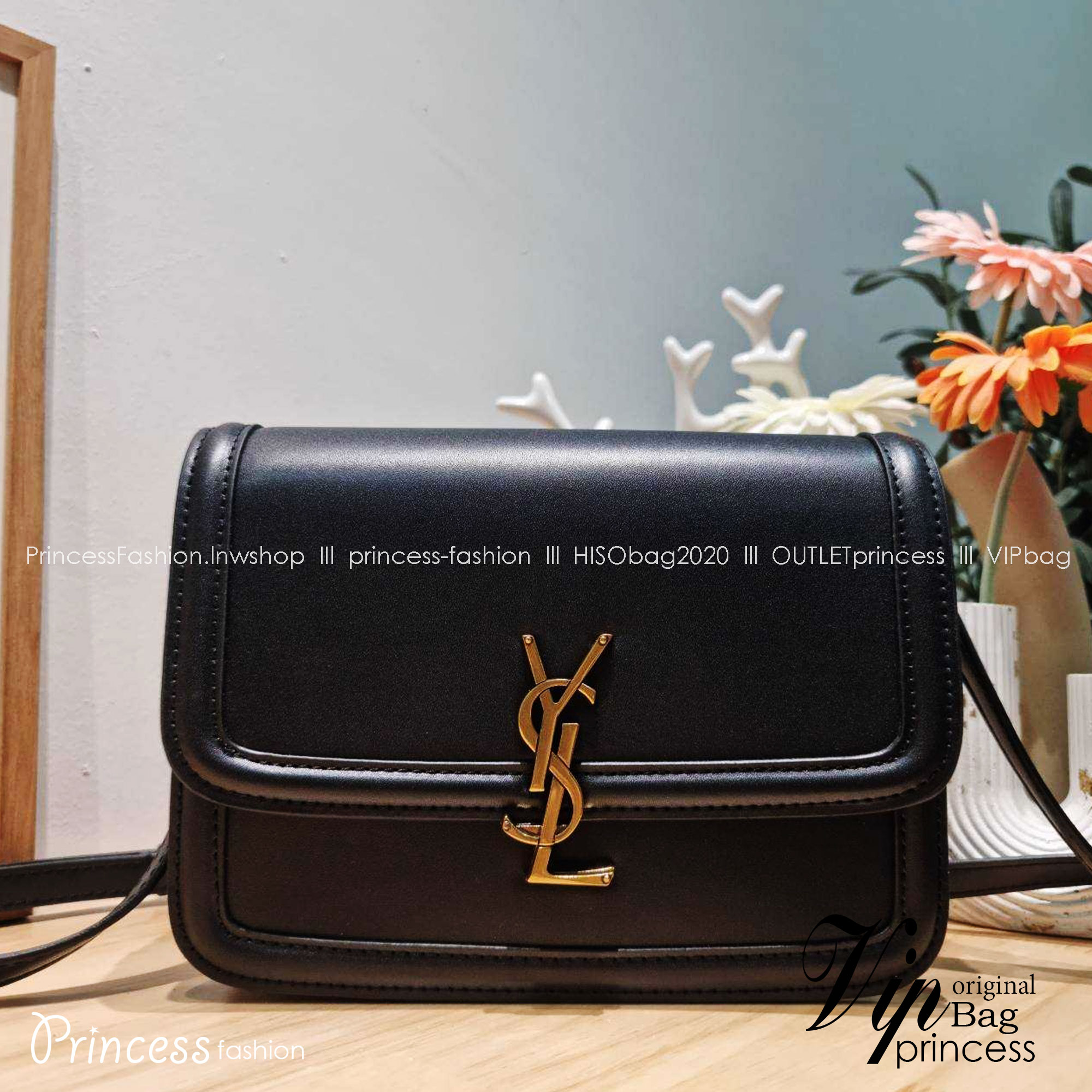 YSL Solferino satchel in box กระเป๋าสะพายโรเซ่ข้างโลโก้โดดเด่น ดีเทลดูแพง เกรดออริ 1:1 ใช้งานต่างประเทศได้
