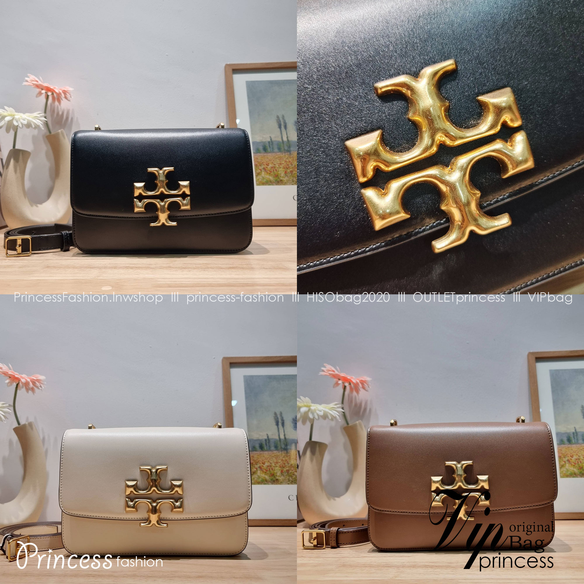 Tory Burch Bag / TORY BURCH ELEANOR CONVERTIBLE SHOULDER BAG รุ่นยอดนิยม กับไซส์ใหม่ ใหญ่จุคุ้ม! กระเป๋าสะพายข้าง ดีไซน์อยู่ทรง เรียบหรู! ผู้ดีกว่าใคร