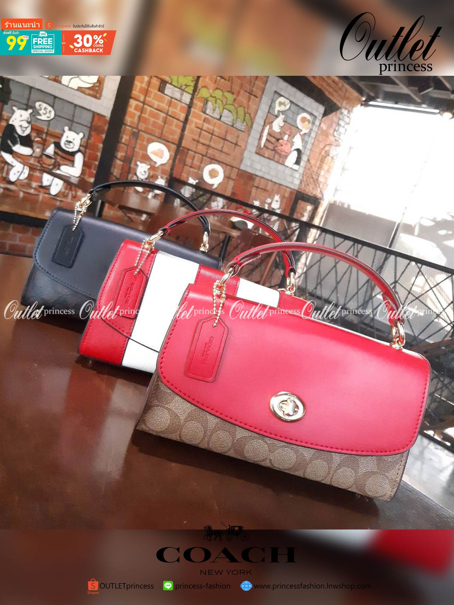 COACH TILLY SATCHEL 23 IN SIGNATURE CANVAS ((C1802//C1439/C1435)) กระเป๋า crossbody สวยหรู ขนาดใหม่ พร้อมสีมาใหม่!! ดีไซน์ย้อนยุค วัสดุหนังแคนวาสเคลือบลายสลับหนังแท้ มาพร้อมหูจับในตัว และสาย crossbody ปรับได้ตามตัว เปิด-ปิดด้วยตัวบิดล็อค ภายในโล่ง บุกำมะห