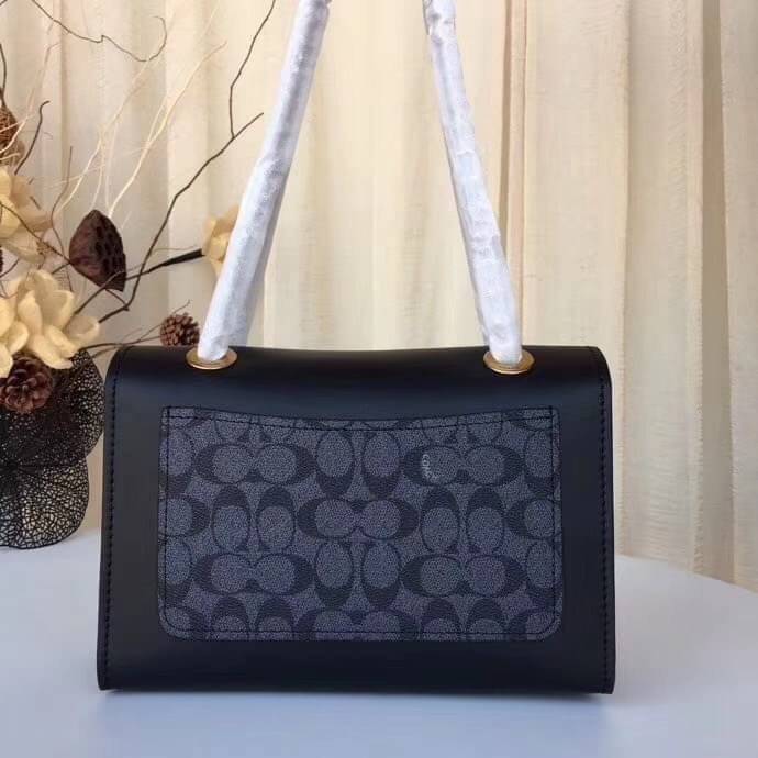 Coach Parker In Signature Canvas With Tea Rose