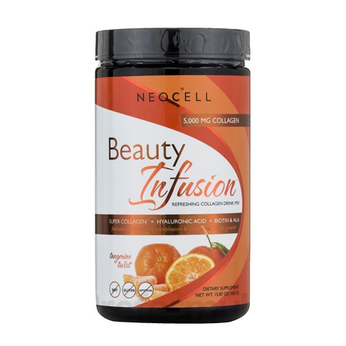 (Pre-order) Neocell Beauty Infusion, Refreshing Collagen Drink Mix, Tangerine Twist, 11.64 oz (330 g)