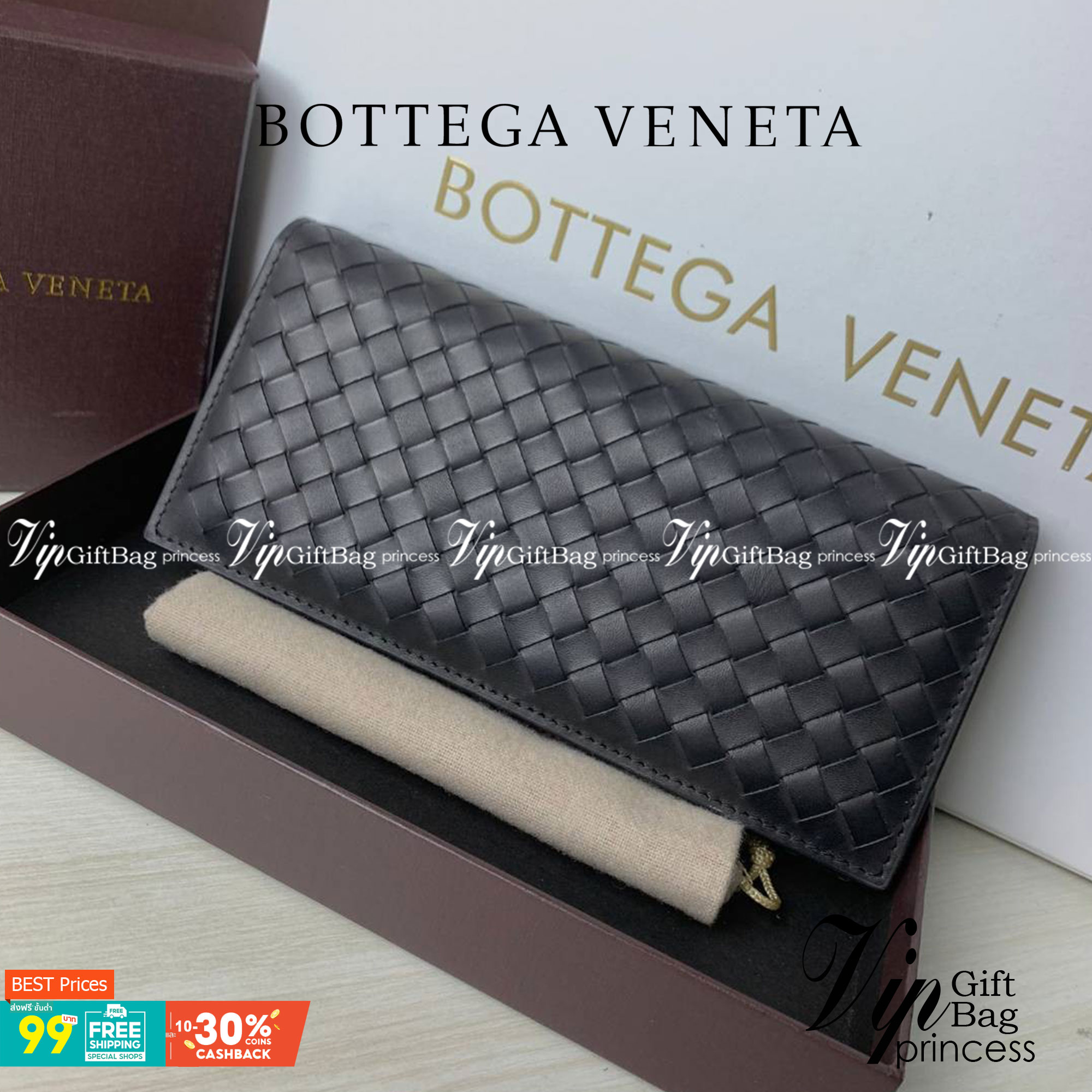 VIP 】♥️ BOTTEGA VENATA LONG WALLET กระเป๋าสตางค์ใบยาว รุ่นตามหา งานหนังแท้สวยมากนะคะ ใช้ทนทานได้นานคุ้มเลยค่ะ ภาพสินค้าถ่ายจากงานขายจริง พร้อมส่งที่ไทยราคาสุดคุ้มห้ามพลาดค่ะ!
