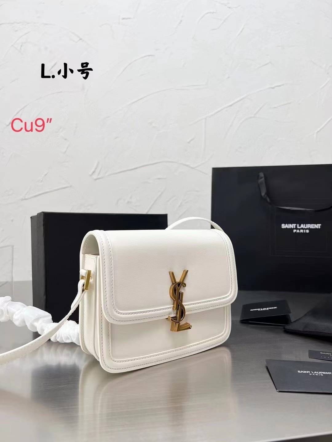 YSL Solferino Leather Shoulder Bag 9" คอลเล็คชั่นน้องโรเซ่ ROSE BP ที่สุดแห่งความคลาสสิก หนังสวยมาก กระเป๋าสะพายรุ่นที่สาวๆ ทุกคนควรมีติดตู้