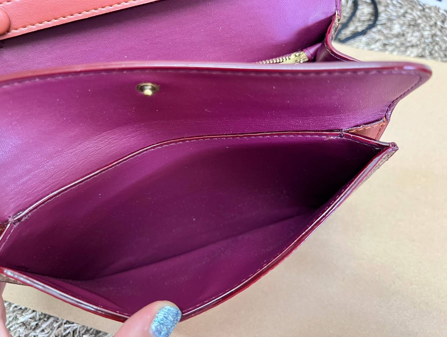 COACH IDOL BAG IN SIGNATURE CANVAS WITH SNAKESKIN DETAIL CM551 ใหม่ล่าสุด2023 โลโก้อะไหล่แบรนด์ใหญ่ซ้อนทับ Luxury สุดๆค่ะ