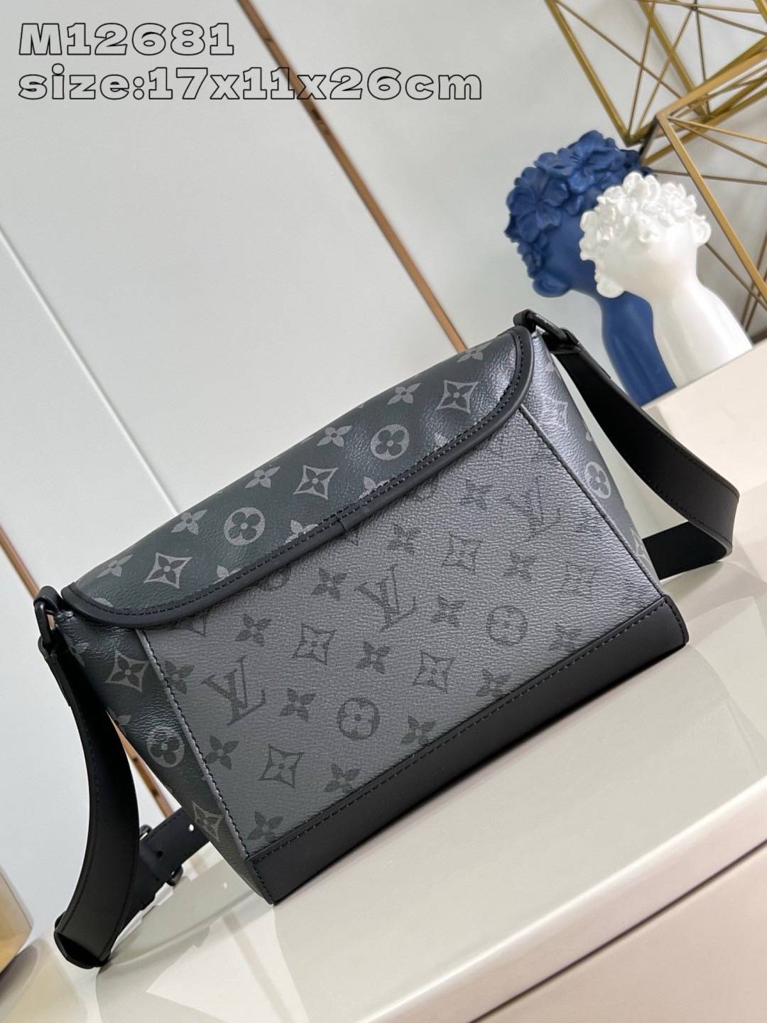 VVIP หนังแท้ เกรดดีสุด 1:1 | LV Pulse Messenger กระเป๋าทรงแมสเซ็นเจอร์รุ่นใหม่ล่าสุดจากแบรนด์ หนังลายเกรนผสมแคนวาสโมโนแกรม