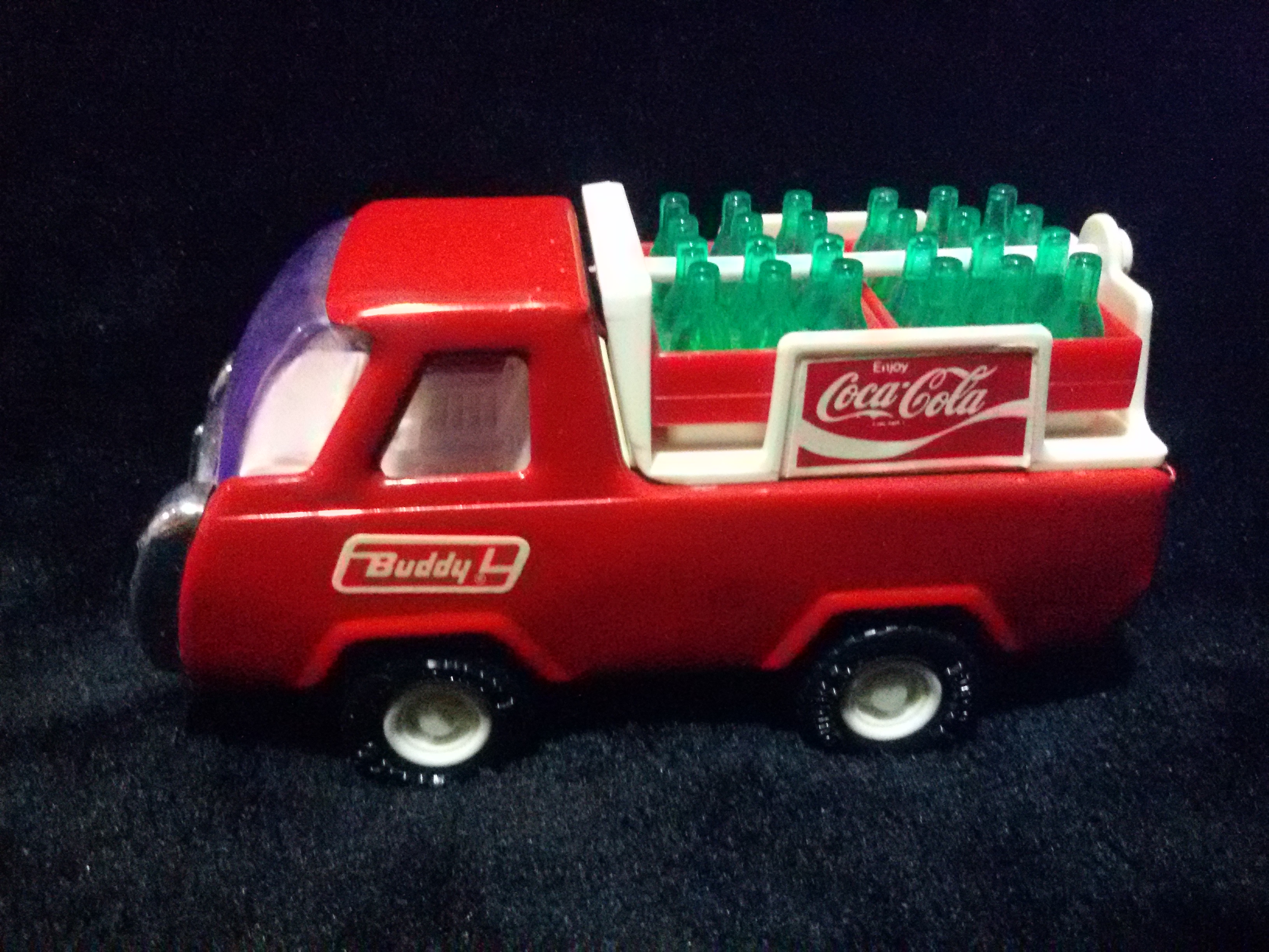 รถเหล็ก Buddy L Diecast Coca-Cola Delivery Truck Red Loose 1982 made in Japan รถโค้กสภาพดีมากค่ะ