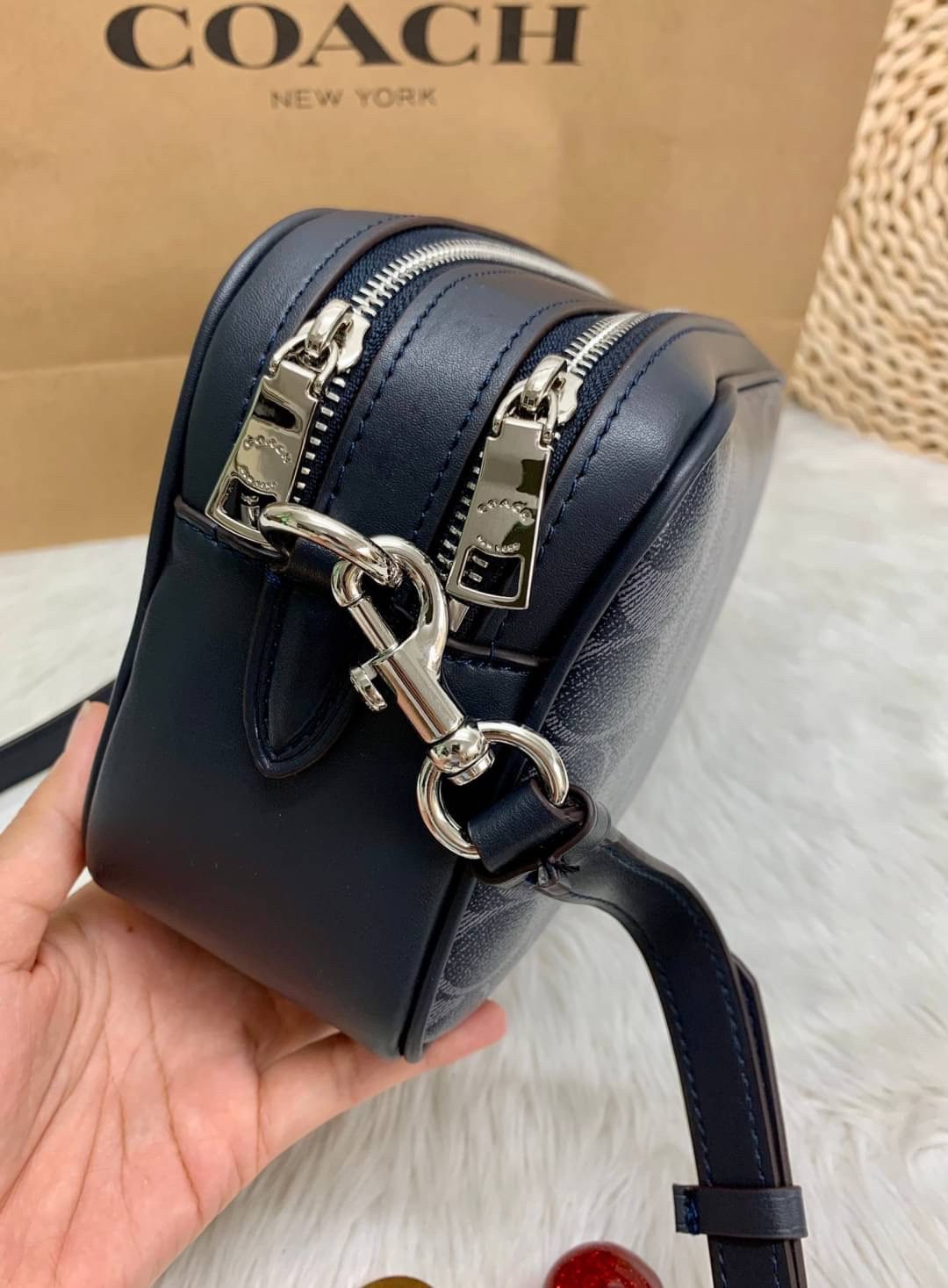 COACH JES CROSSBODY IN BLOCKED SIGNATURE ((68167)