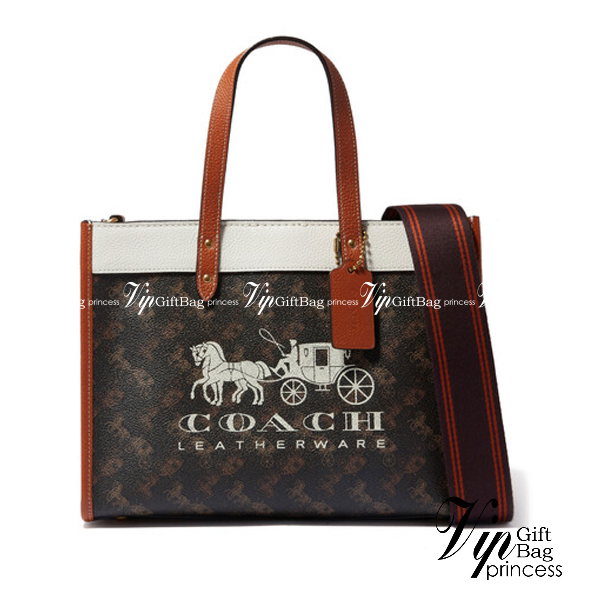 COACH FIELD TOTE 30 WITH HORSE AND CARRIAGE PRINTAND CARRIAGE BADGE 📣พร้อมส่งที่ไทย ใหม่ล่าสุด บอกเลยสีสวย สุดคลาสสิคมากๆ