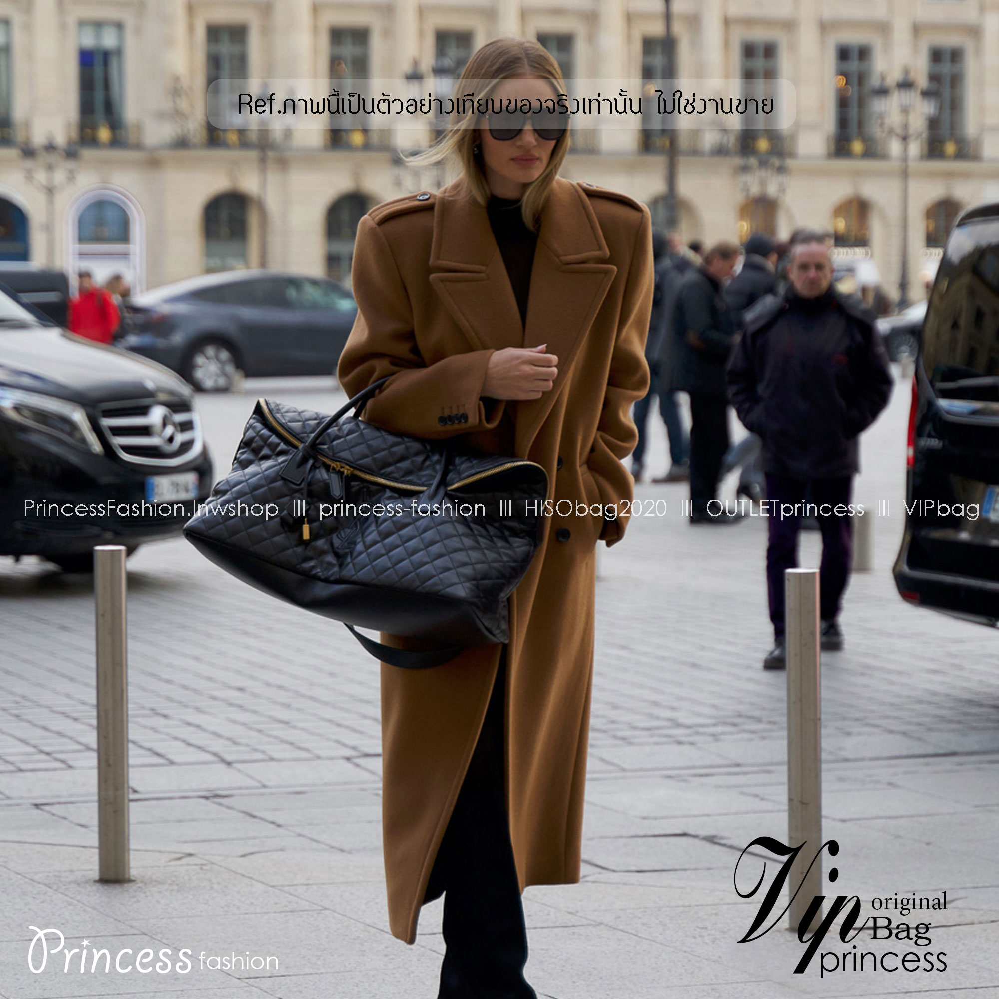 YSL ES GIANT TRAVEL BAG IN QUILTED LEATHER กระเป๋าเดินทางใบใหญ่ ดีไซน์รูปทรงเก๋ ใหม่ล่าสุด ไอเท็มที่ตัวมัมตัวแม่ต้องมี ใบนี้คือที่สุดจริงๆ