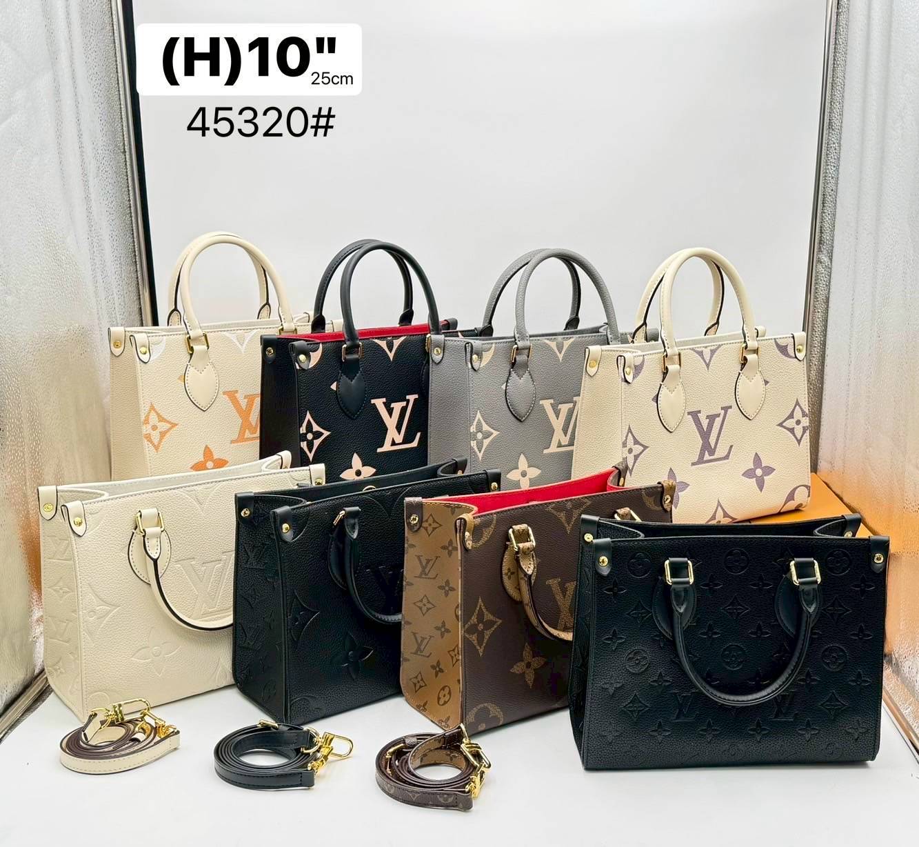 LV OnTheGo PM bag / LV onthego pm bicolor tote bag กระเป๋าทรงโท้ทที่ใครเห็นต้องเป็นคลั่งรัก ยอดฮิต คลาสสิค ผู้ดี หรูหราได้ทุกลุค ทุกสไตล์ มาพร้อมหูจับในตัว คล้องแขนก็ดูแพง หรือจะเกี่ยวสายครอสสะพายก็อัพลุคได้เลย