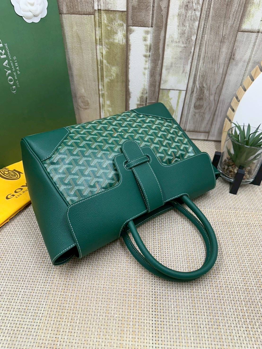 5 สี ORI หนังแท้ | Goyard Saigon Tote Bag กระเป๋าสะพายทรงโท้ท พร้อมหูจับใช้งานง่าย ภายในโล่งกว้าง หรูหราลงตัว