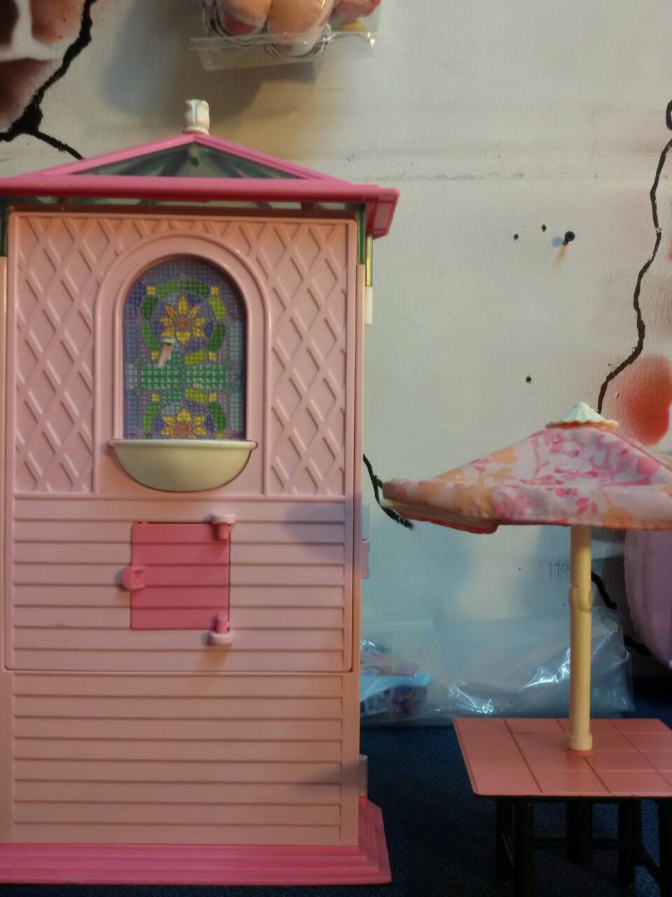 Barbie Green House Fountain บ้านบาร์บี้มือสองค่ะ