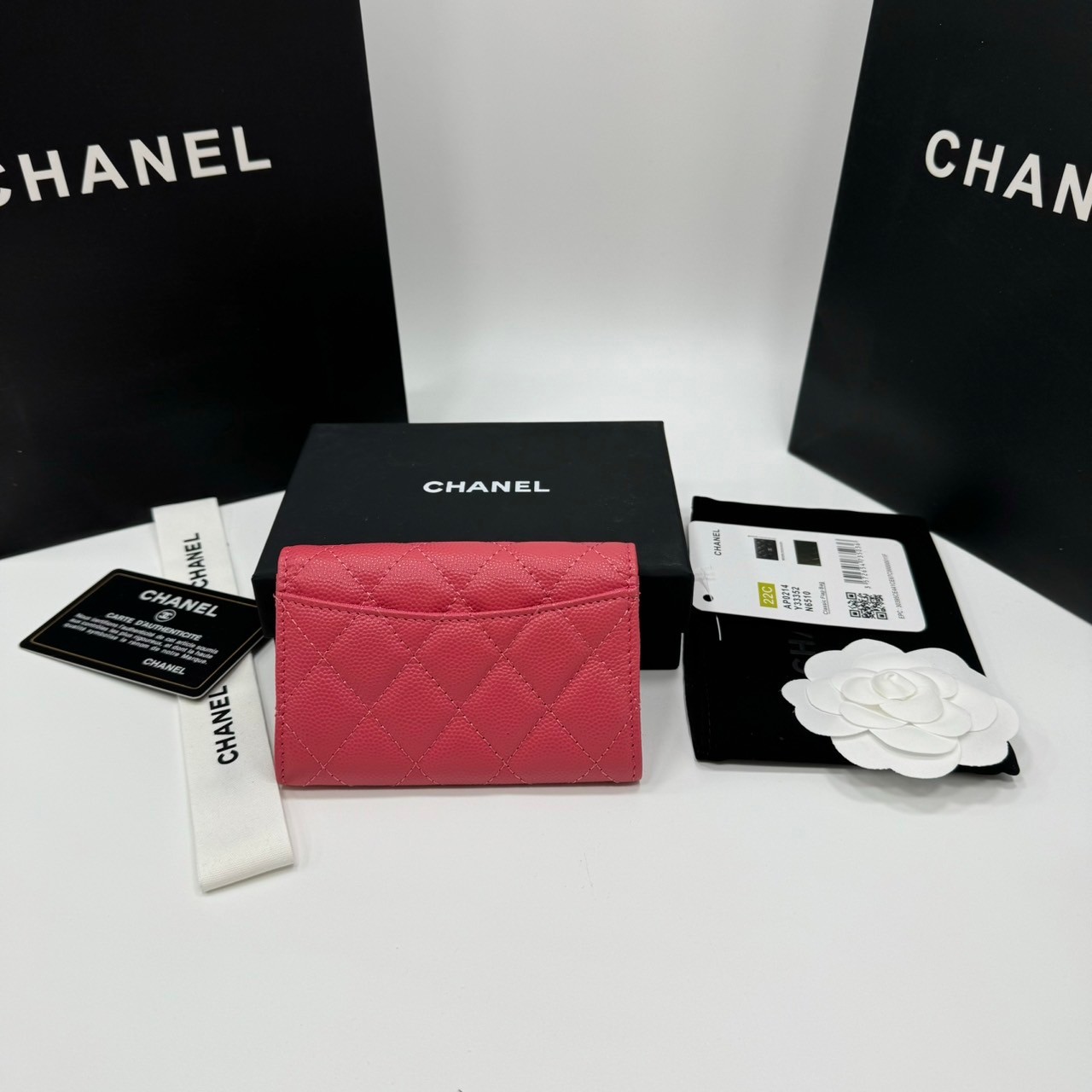 พร้อมส่ง 7 สี CHANEL WALLET กระเป๋าสตางค์รุ่นยอดนิยมใบสั้น เกรดออริ 1:1 ใช้งานต่างประเทศได้ ภาพถ่ายจากงานขายจริง