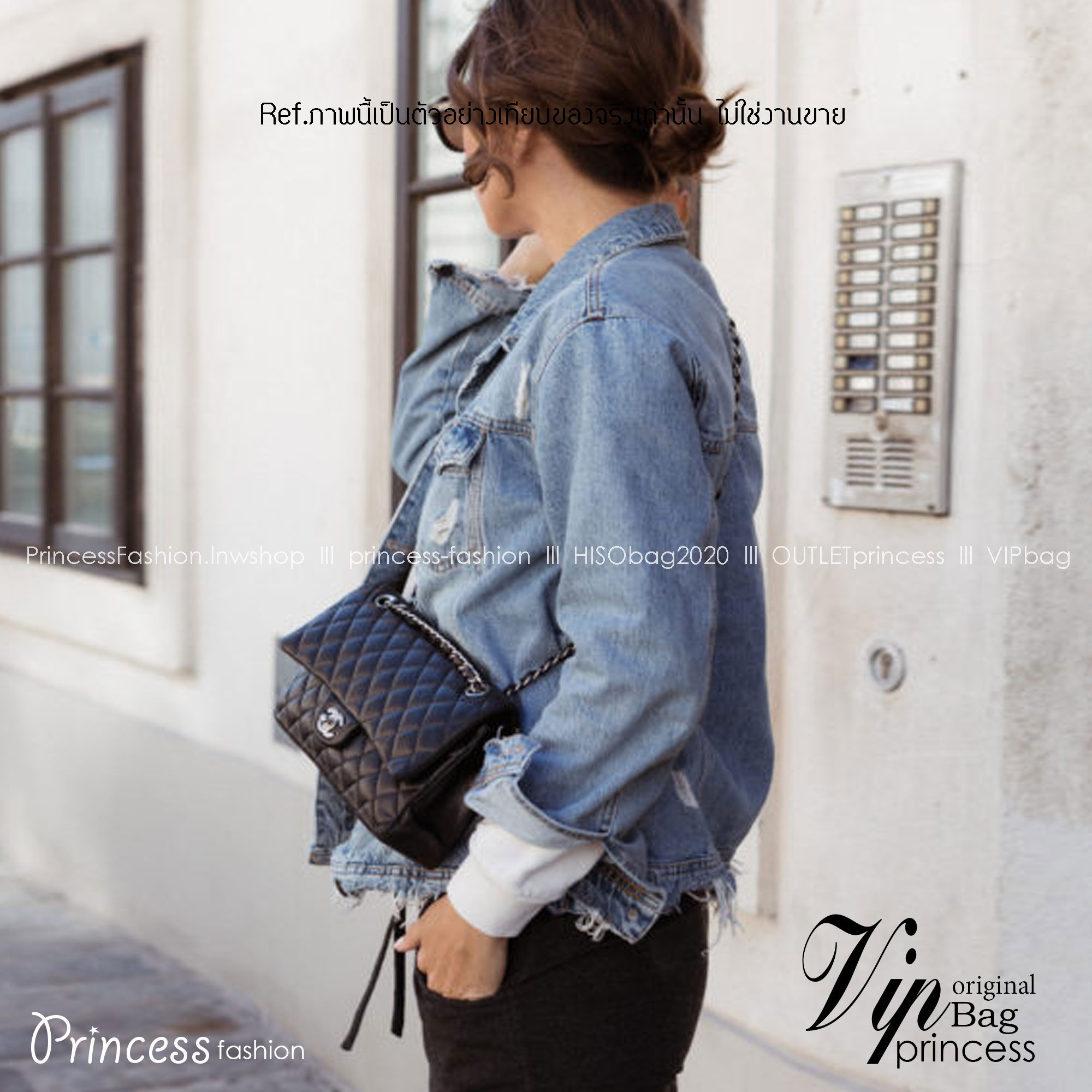 Chanel Classic 9" / Chanel Bag พร้อมส่ง กระเป๋าสะพายรุ่นยอดนิยม งานหนังสวยมาก มาพร้อมกล่อง อปก ครบเซ็ท ใช้งานต่างประเทศได้ ภาพถ่ายจากงานขายจริง