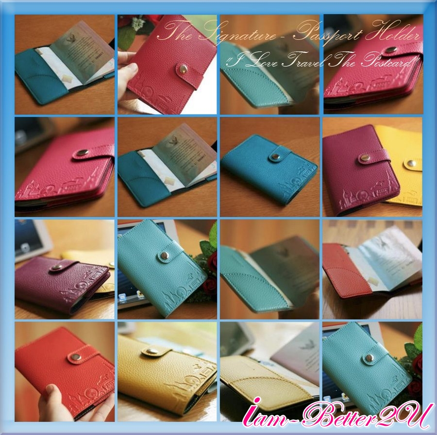 กระเป๋าใส่พาสปอร์ต Passport Holder ปกหนัง คุณภาพ กันน้ำ พกสะดวก