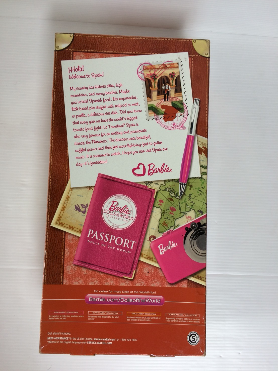 ตุ๊กตา Barbie Doll of the World - Spain