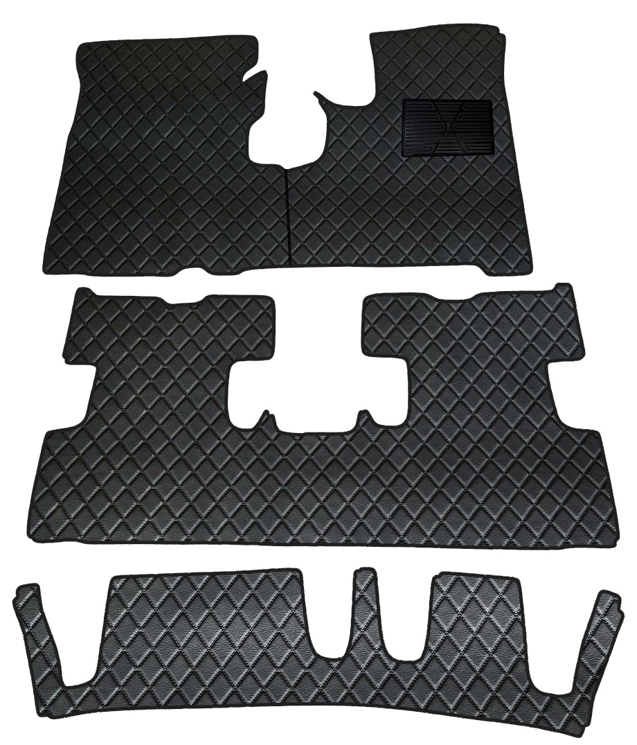 ยางปูพื้นรถยนต์ HONDA CR-V G3 ปี2007-12 ลายไดมอนด์ สีดำ ในรถ เต็มคัน (พร้อมส่ง)