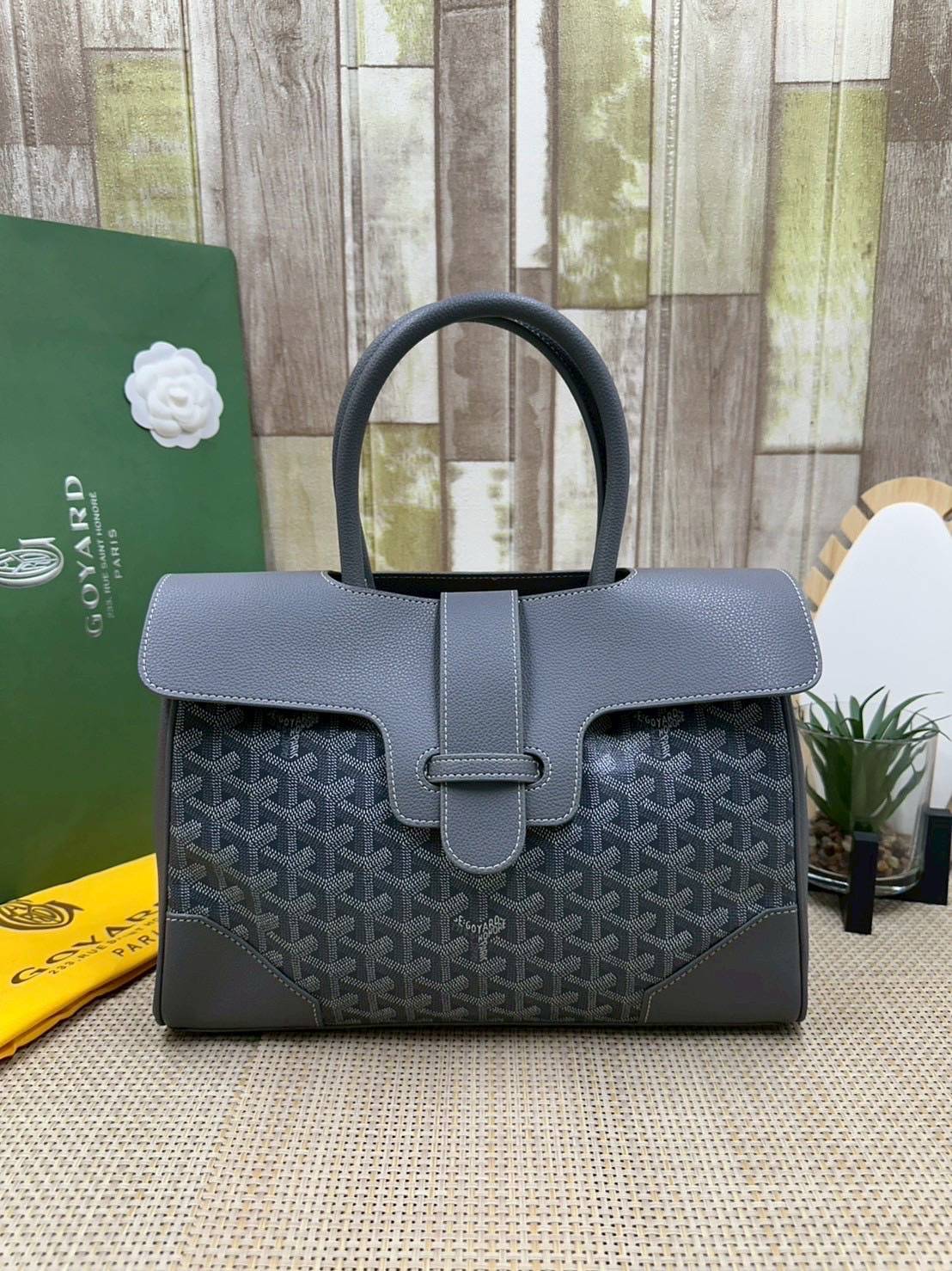 5 สี ORI หนังแท้ | Goyard Saigon Tote Bag กระเป๋าสะพายทรงโท้ท พร้อมหูจับใช้งานง่าย ภายในโล่งกว้าง หรูหราลงตัว