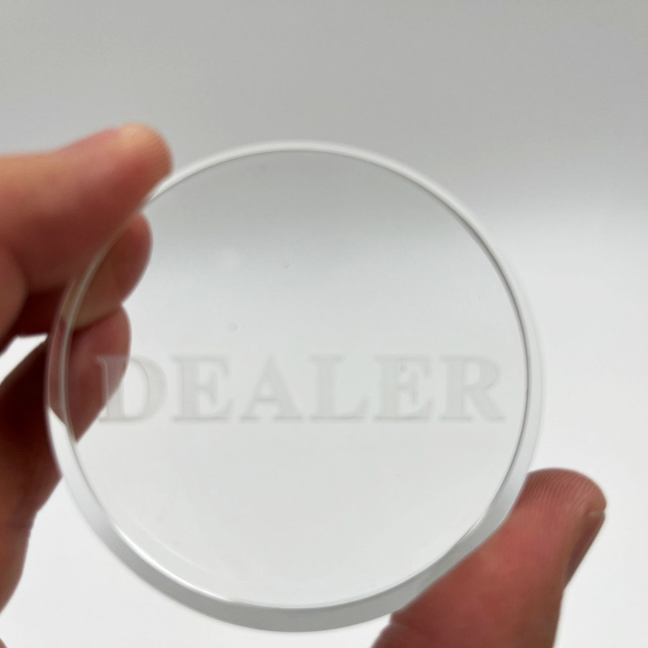 เหรียญDealer แบบโปร่งใส หนัก 64 กรัม