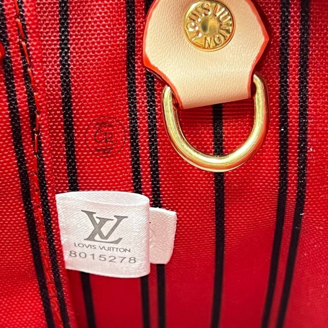 LV Neverfull Monogram Bag / LV Shopping Bag 14" กระเป๋าสะพายใบใหญ่จุใจ หนังลายโมโนแกรม ทรง tote มาใหม่ มาพร้อมกระเป๋าใบเล็ก งานปั้มแบรนด์ทุกจุด สกรีนลายชัดเจน สีสวย ภาพถ่ายจากงานขายจริง ใช้งานต่างประเทศได้