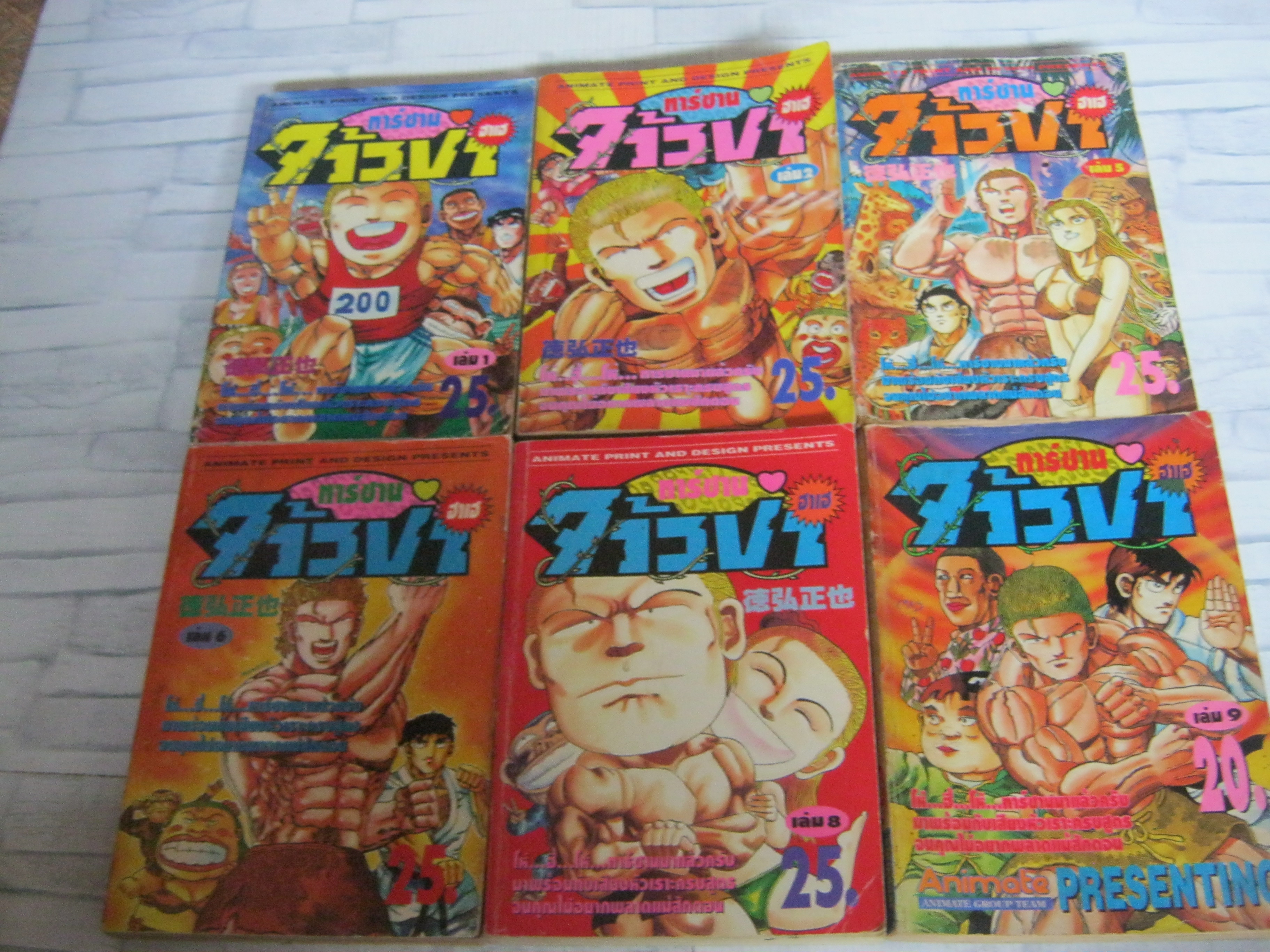 ทาร์ซานจ้าวป่าฮาเฮ ชุด เล่ม 1,2,5,6,8,9***สินค้าหมด***