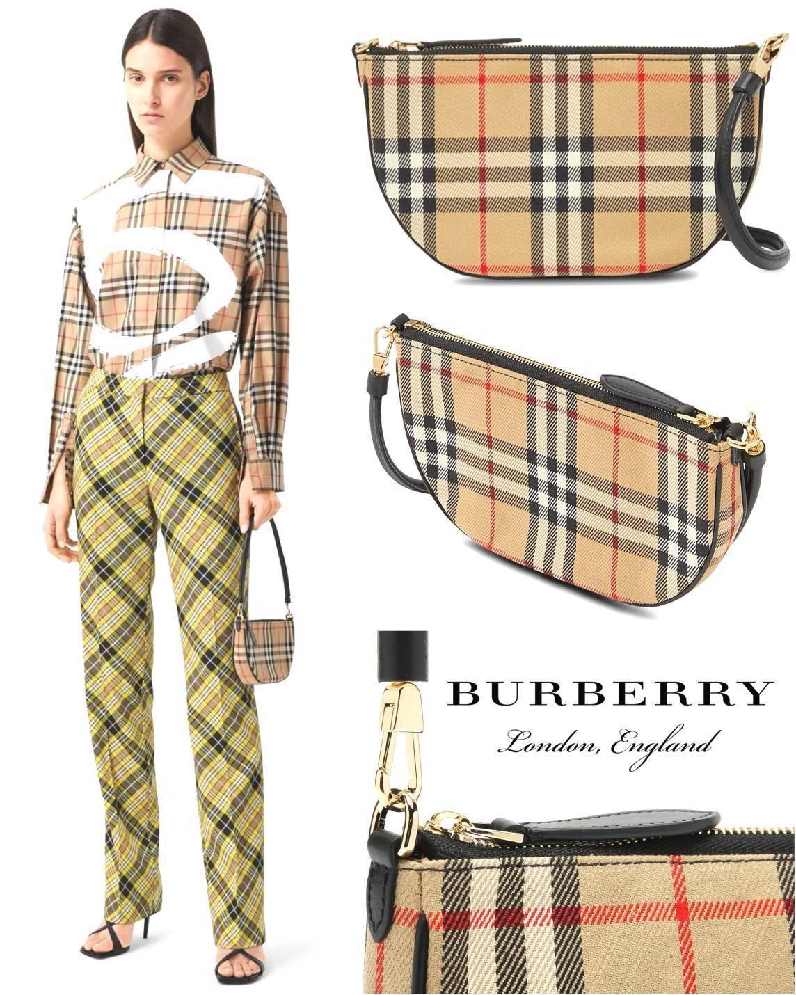 พรีเมี่ยมกิ๊ฟแท้ 100% 】BURBERRY FRAGRANCES VINTAGE SHOULDER BAG VIP GiFT WITH PURCHASE (GWP) พรีเมี่ยมกิ๊ฟ Limited Edition จากเคาน์เตอร์ BURBERRY FRAGRANCES