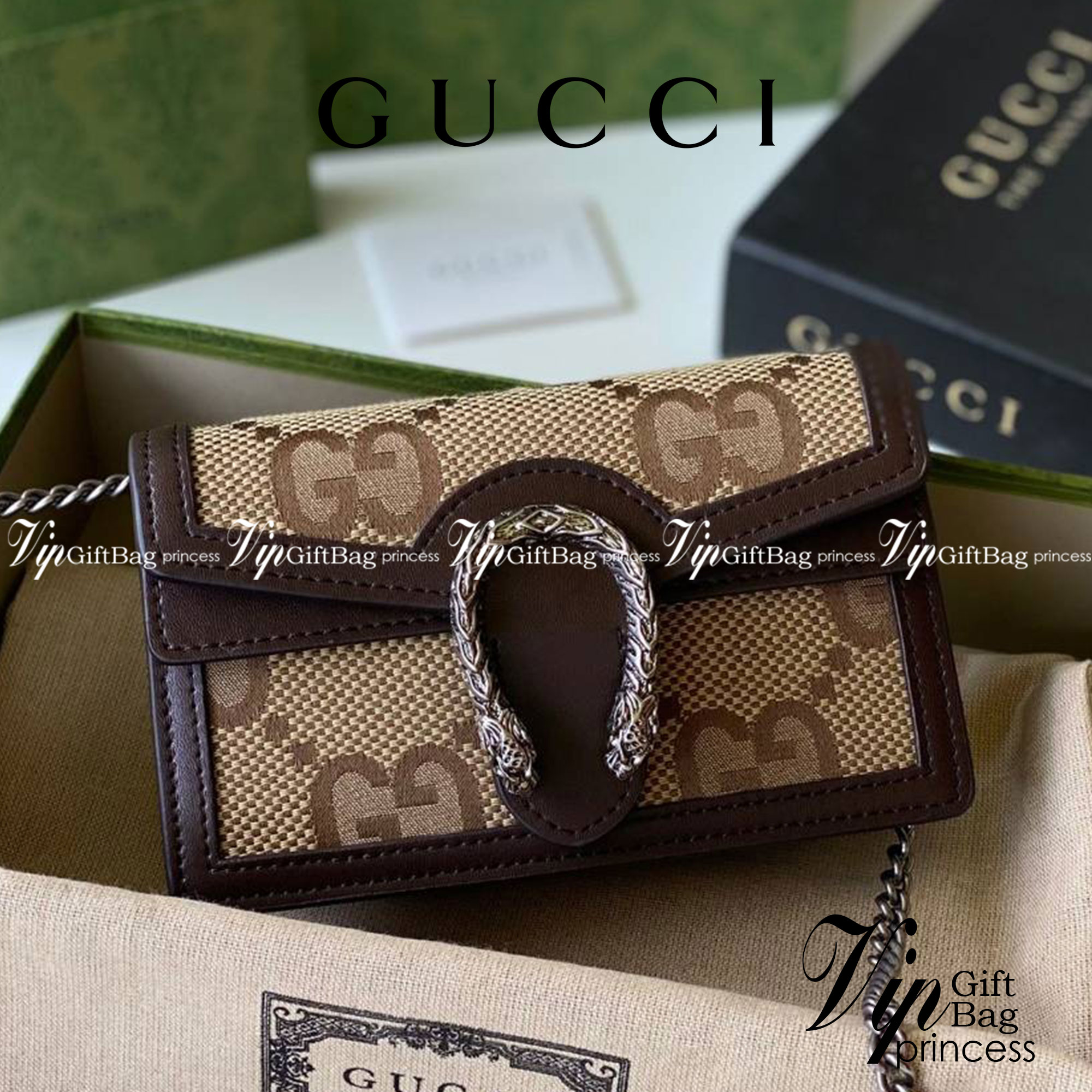 หนังแท้ GUCCI Dionysus mini bag / GG Shoulder bag / GG Denim Dionysus พร้อมส่งที่ไทย กระเป๋าสะพายข้างหนังแท้ เกรดหนังคุณภาพดียิ่งใช้หนังยิ่งสวย โทนสีน่าใช้มากก มาในดีไซน์คลาสสิคเรียบหรูเข้ากับทุกลุ๊คแบบไม่มีเอ้าท์ พร้อมส่งที่ไทย ภาพสินค้าถ่ายจากงานขายจริง