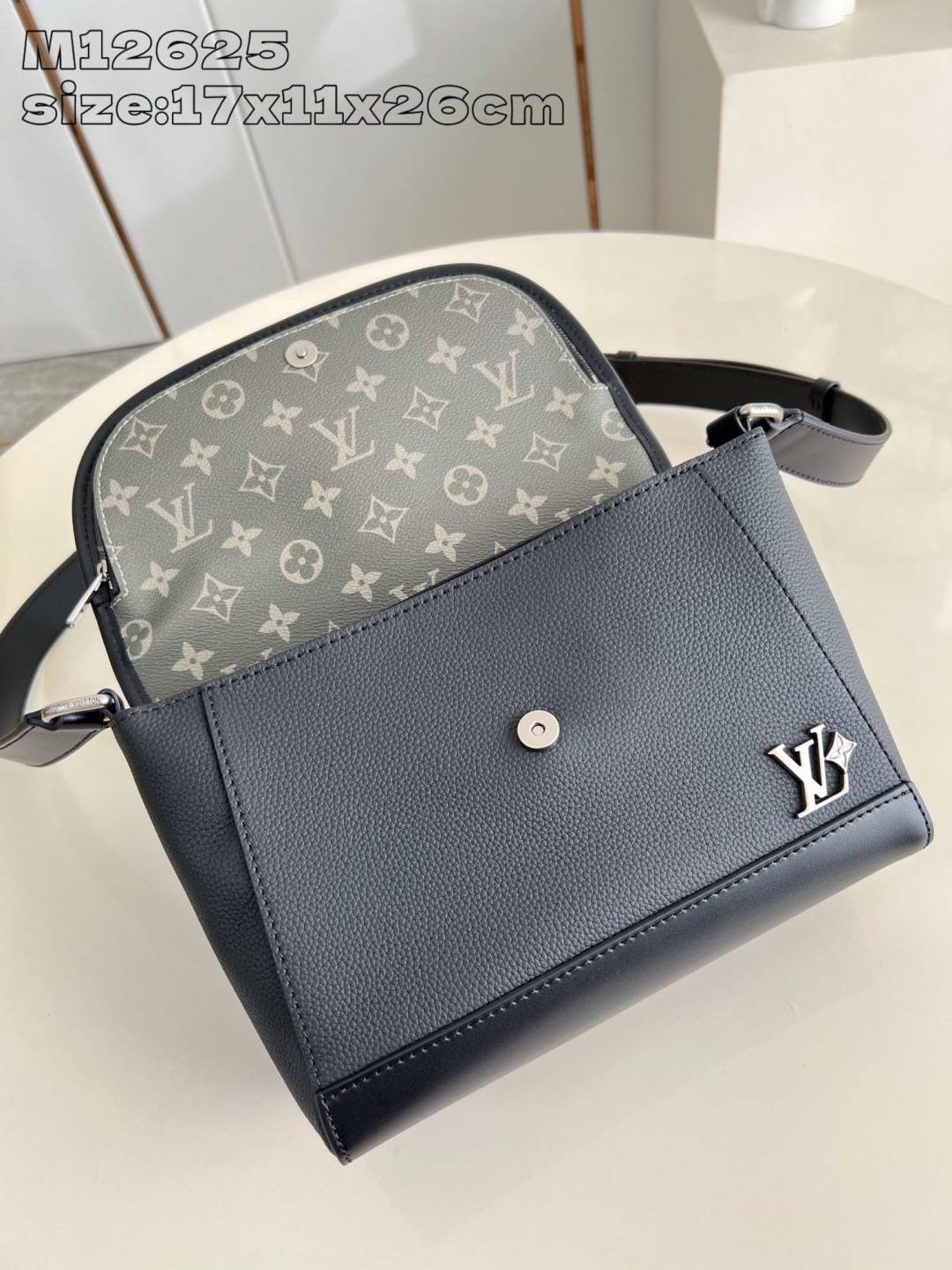 VVIP หนังแท้ เกรดดีสุด 1:1 | LV Pulse Messenger กระเป๋าทรงแมสเซ็นเจอร์รุ่นใหม่ล่าสุดจากแบรนด์ หนังลายเกรนผสมแคนวาสโมโนแกรม