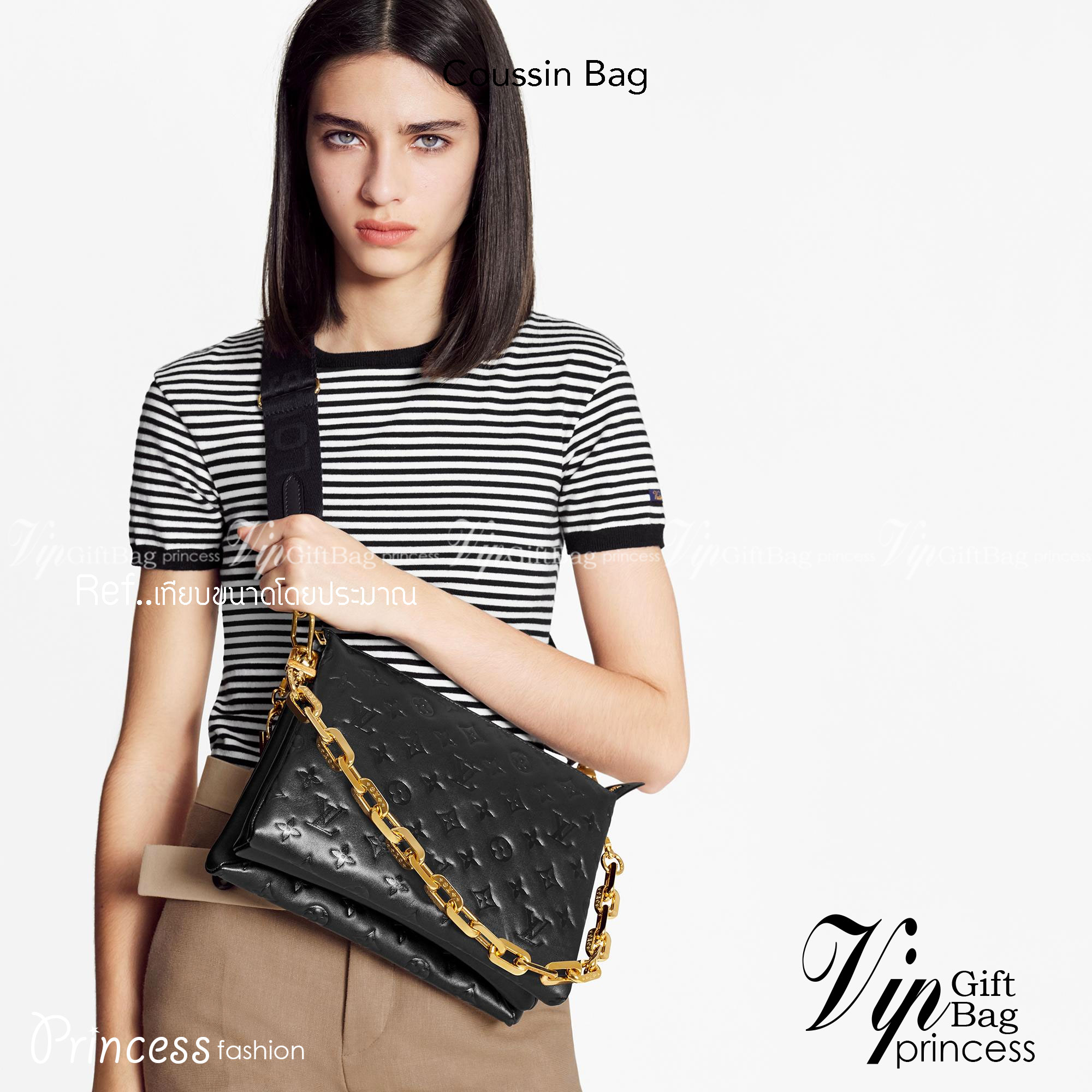 LV Coussin Bag / LV HANDLE POUCH MONOGRAM LIMITED EDITION กระเป๋าสะพายกึ่งคลัชท์ สุดล้ำ ดีไซน์ใหม่ สีลิมิเต็ดมาแรงมาก ด้วยความสวยปังตั้งแต่แรกเห็น วัสดุหนังแกะปั๊มลายสวย มาพร้อมสาย 2 เส้น เชิดๆสับๆ