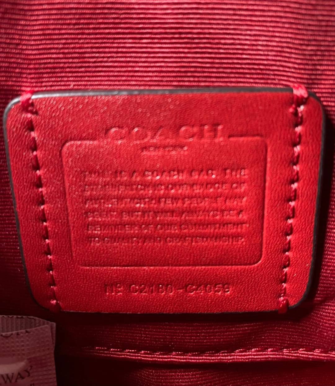 OUTLET 】COACH SADDLE BAG WITH HORSE AND CARRIAGE DOT PRINT (COACH C4059) กระเป๋าสะพายข้าง ลายม้าและรถลาก item ใหม่ที่สาวๆต้องมีนาทีนี้ห้ามพลาด รูปทรงโค้งมน วัสดุ พีวีซี ผ้าใบเคลือบพิมพ์ลายเป็นหนังเรียบ ทนทานและกันคราบสกปรกทั้งสี่ด้านเป็นหนังคุ้มสุดๆ ภายใน