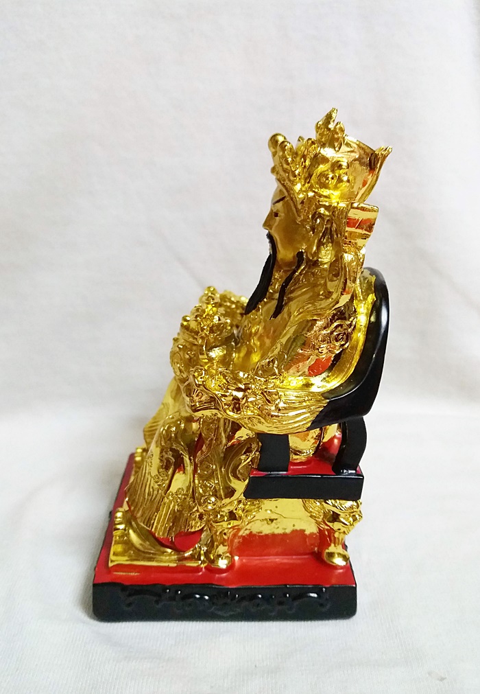 สินค้าหมดค่ะ เทพเจ้าไฉ่ซิงเอี้ย(เทพเจ้าแห่งโชคลาภ)องค์สีทอง แก้ชงปีเถาะ ปี2563 จะนำทรัพย์สินเงินทองแก่ท่านค่ะ