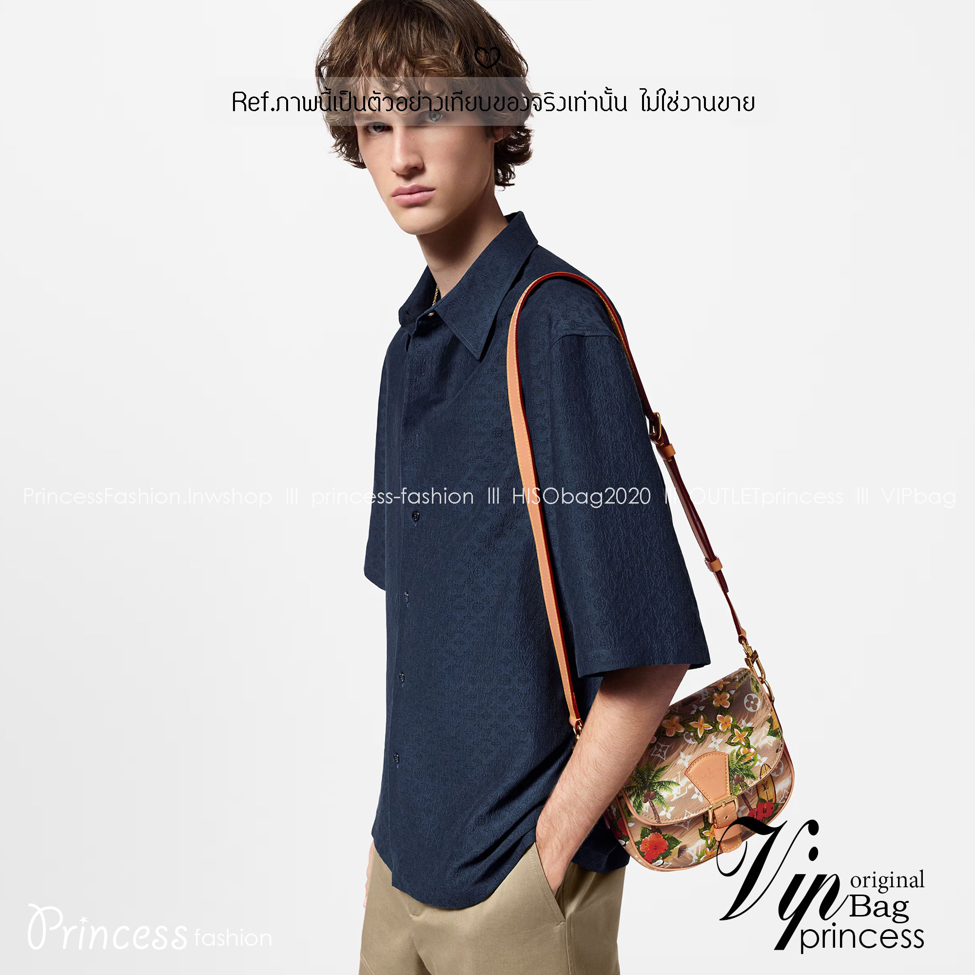 LV Montsouris PM Messenger Bag / LV Limited Bag กระเป๋าสะพายลวดลายฤดูร้อนสวยงาม รุ่นลิมิเต็ดมีจำนวนจำกัด เกรดออริ 1:1 ใช้งานต่างประเทศได้