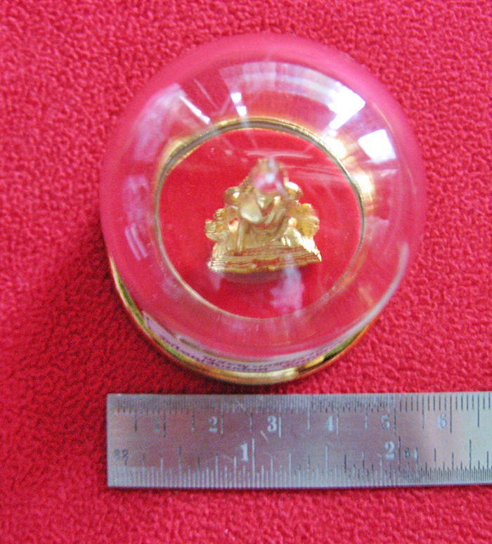 พระพุทธชินราชครอบแก้ว สูง7ซม. วัดใหญ่ชัยมงคล พระนครศรีอยุธยาค่ะ