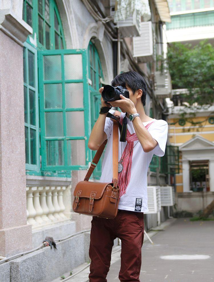 กระเป๋ากล้องหนัง B0008