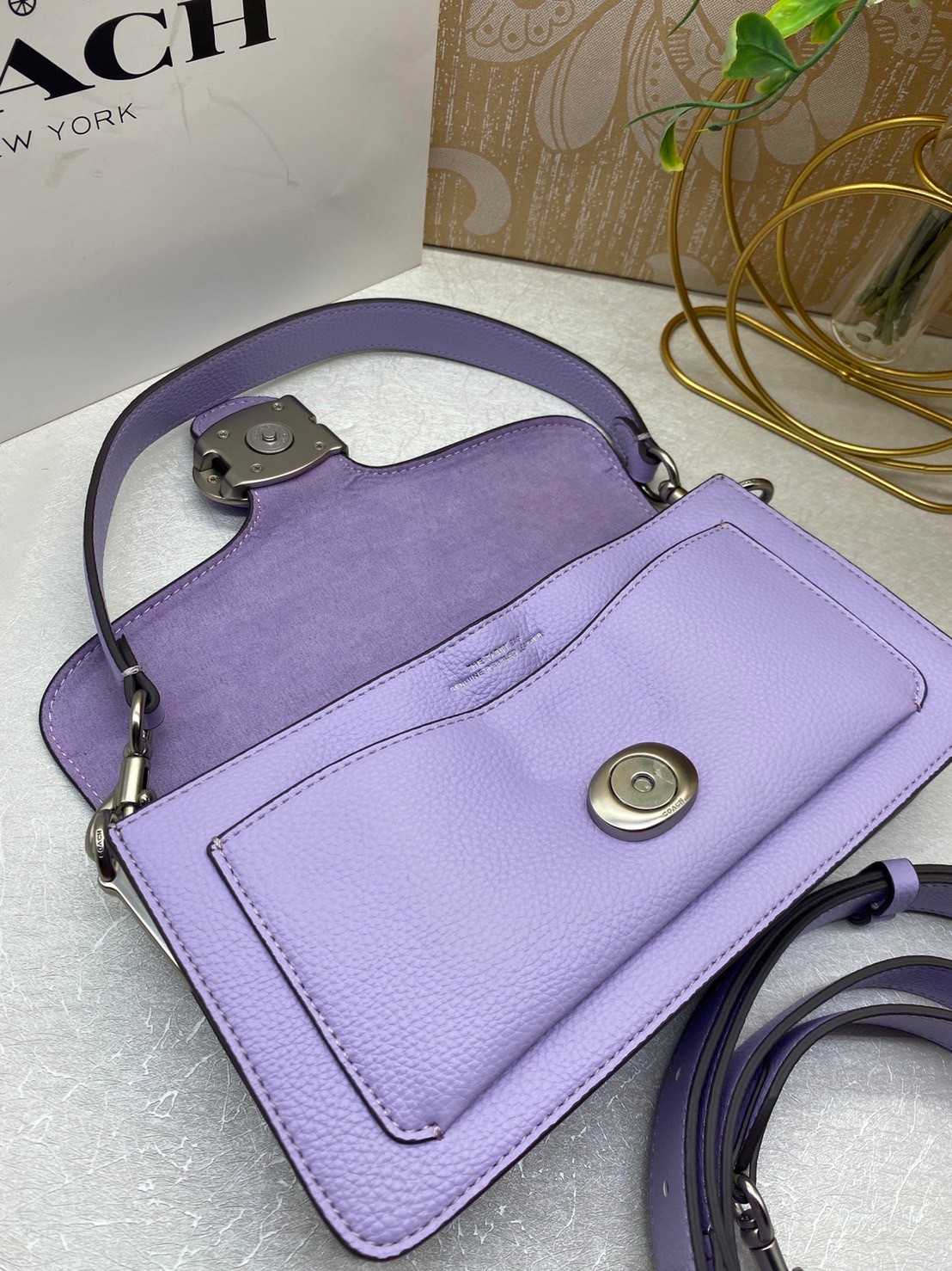 COACH TABBY CROSSBODY WRISTLET 26cm สีใหม่ล่าสุด ต้อนรับสงกรานต์นี้ รุ่นนี้ต้องเข้าแล้ว พกพาได้ตลอดวันเลย ห้ามพลาดค่ะ! พร้อมส่งที่ไทย