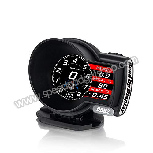 เกจวัด obd OBD2 Smart gauge Display Meter รุ่น F8 วัดความร้อนหม้อน้ำ วัดความเร็ว วัดรอบ วัดแบต นาฬิกาดิจิตอล มีเสียงเตือน ติดตั้งกับ port obd2 ไม่ต้องตัดต่อสายไฟ (อ่านโค้ด ลบโค้ด เครื่องยนต์ได้) ใหม่ล่าสุด ตัวเกจอัพเดตซอฟแวร์ได้